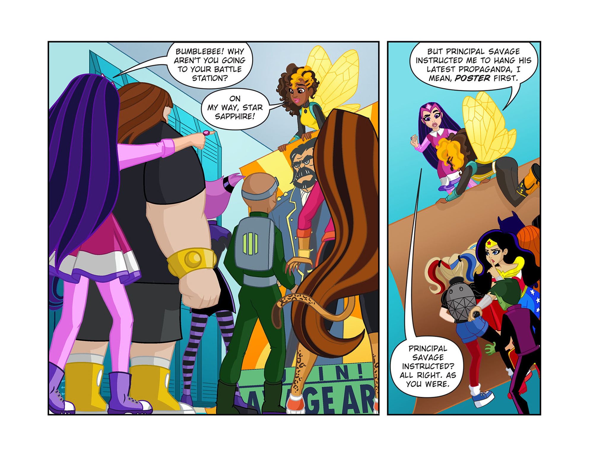 Read online DC Super Hero Girls: Past Times at Super Hero High comic -  Issue #5 - 13