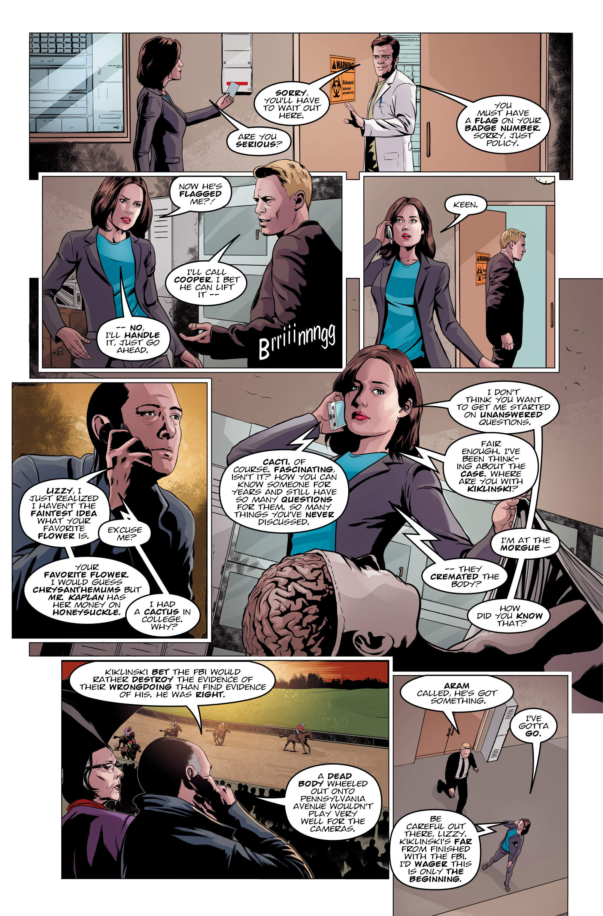 Read online The Blacklist comic -  Issue #1 - 16