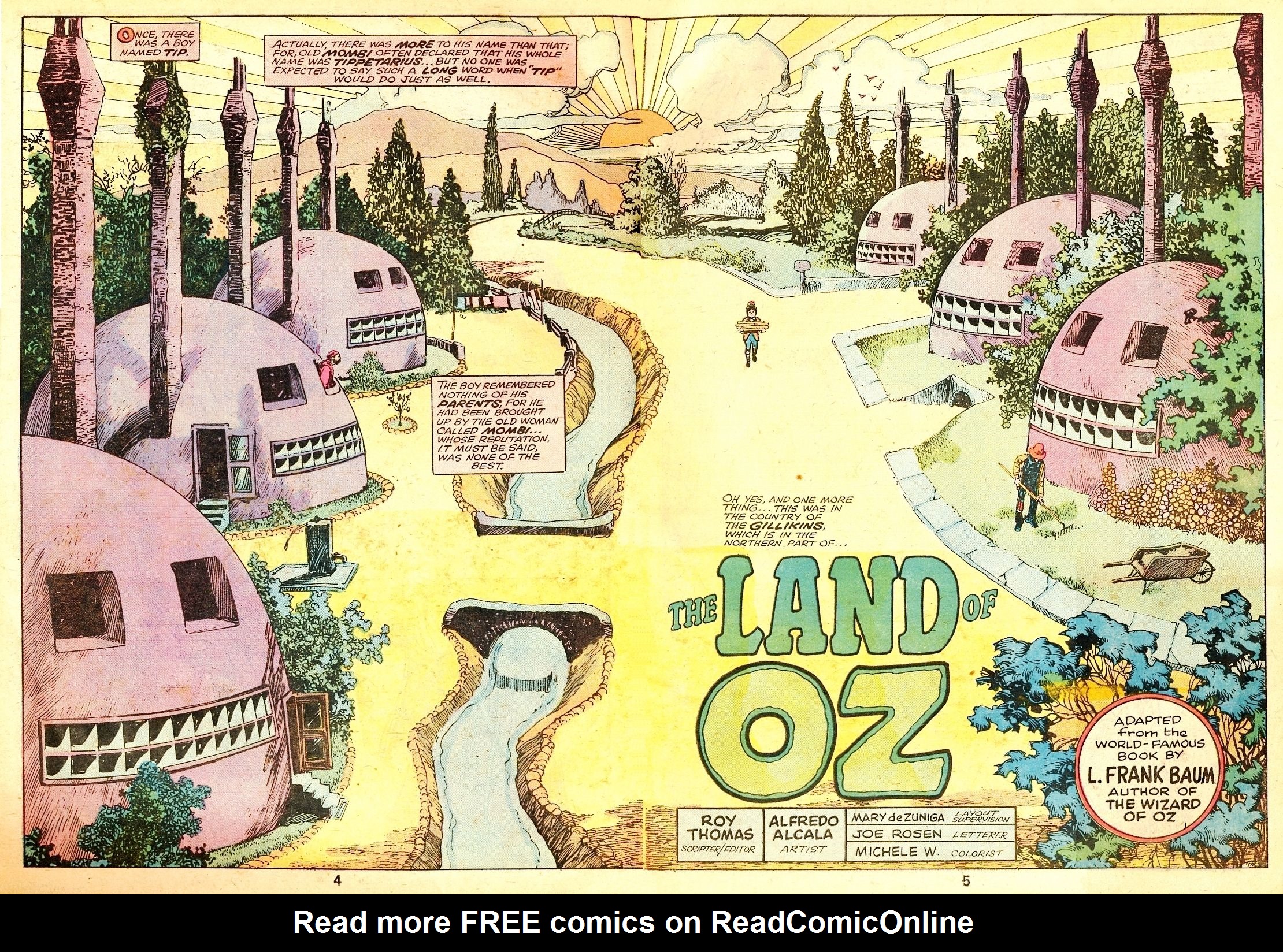Read online Marvel Treasury of Oz featuring the Marvelous Land of Oz comic -  Issue # Full - 4