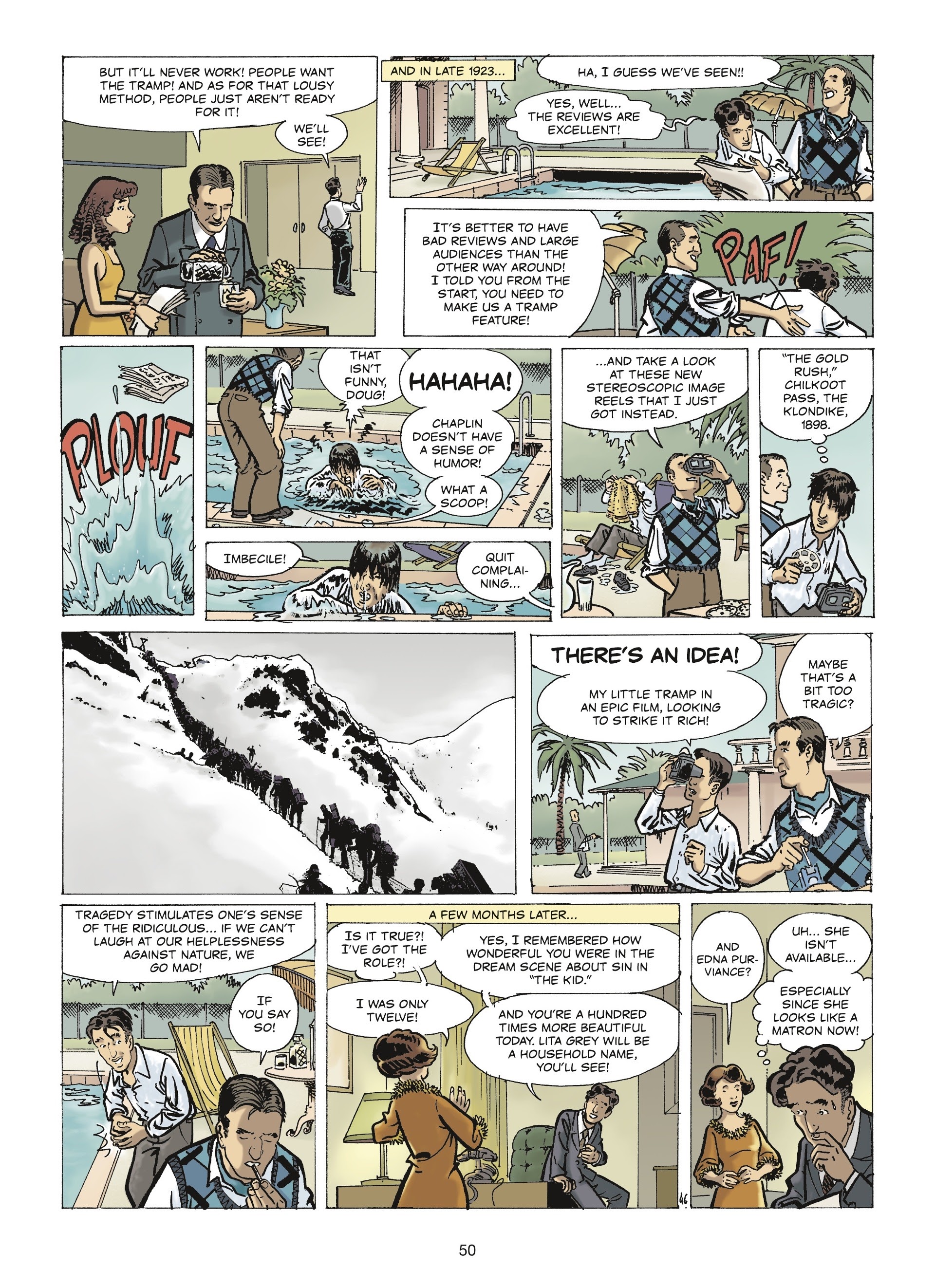 Read online The Stars of History: Charlie Chaplin comic -  Issue # TPB - 48