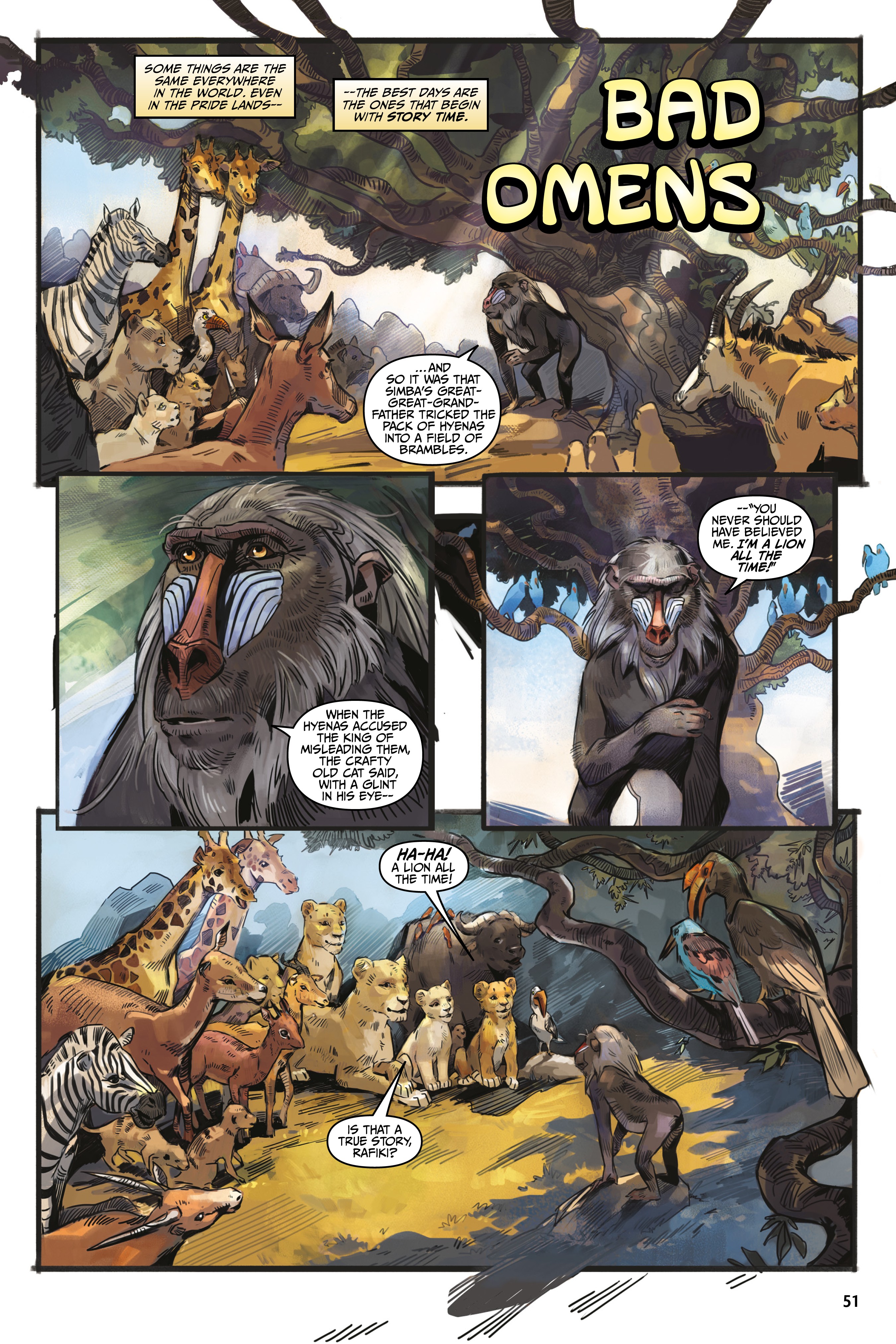 Read online Disney The Lion King: Wild Schemes and Catastrophes comic -  Issue # TPB - 52