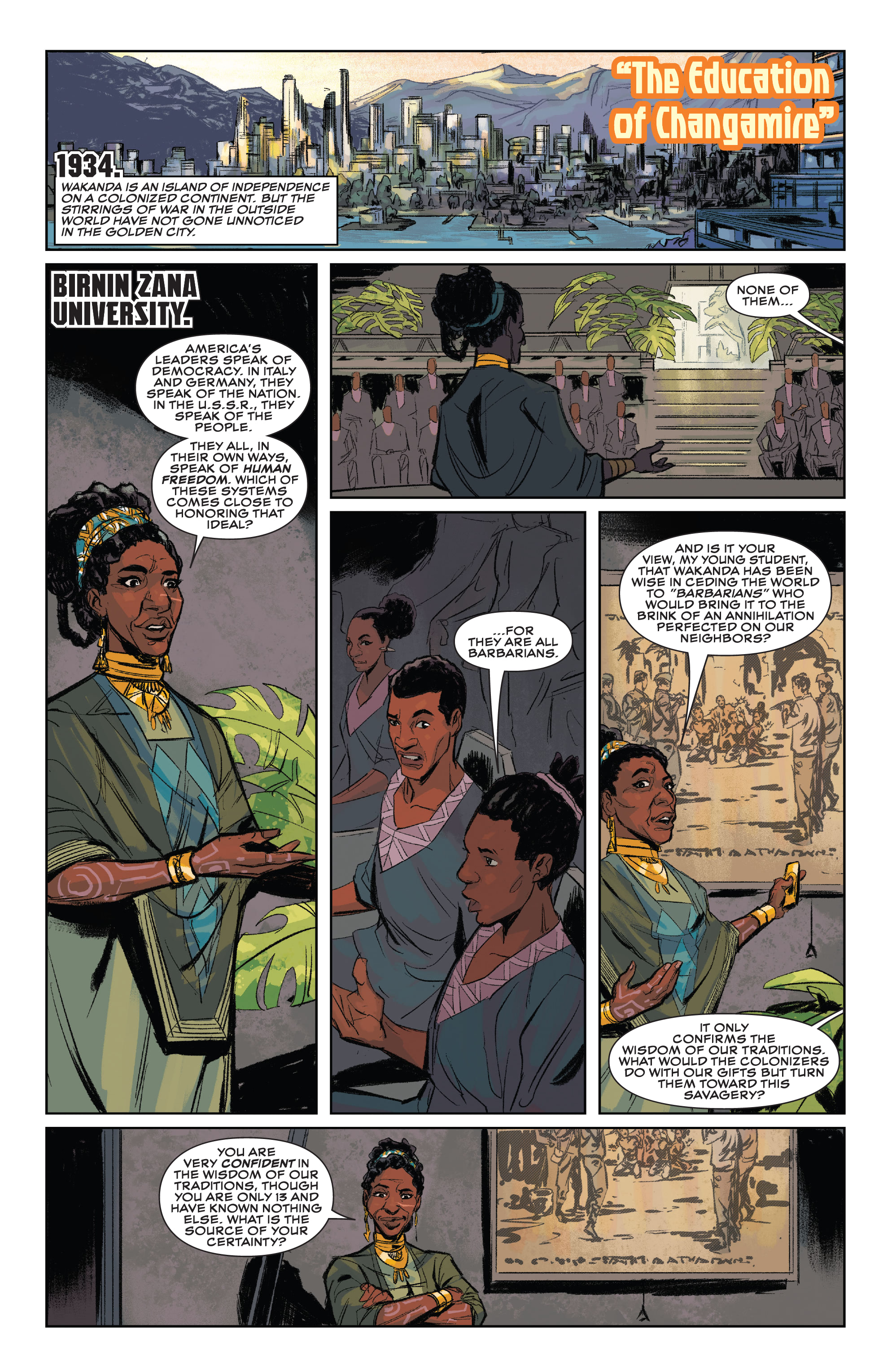 Read online Marvel's Voices: Wakanda Forever comic -  Issue #1 - 15