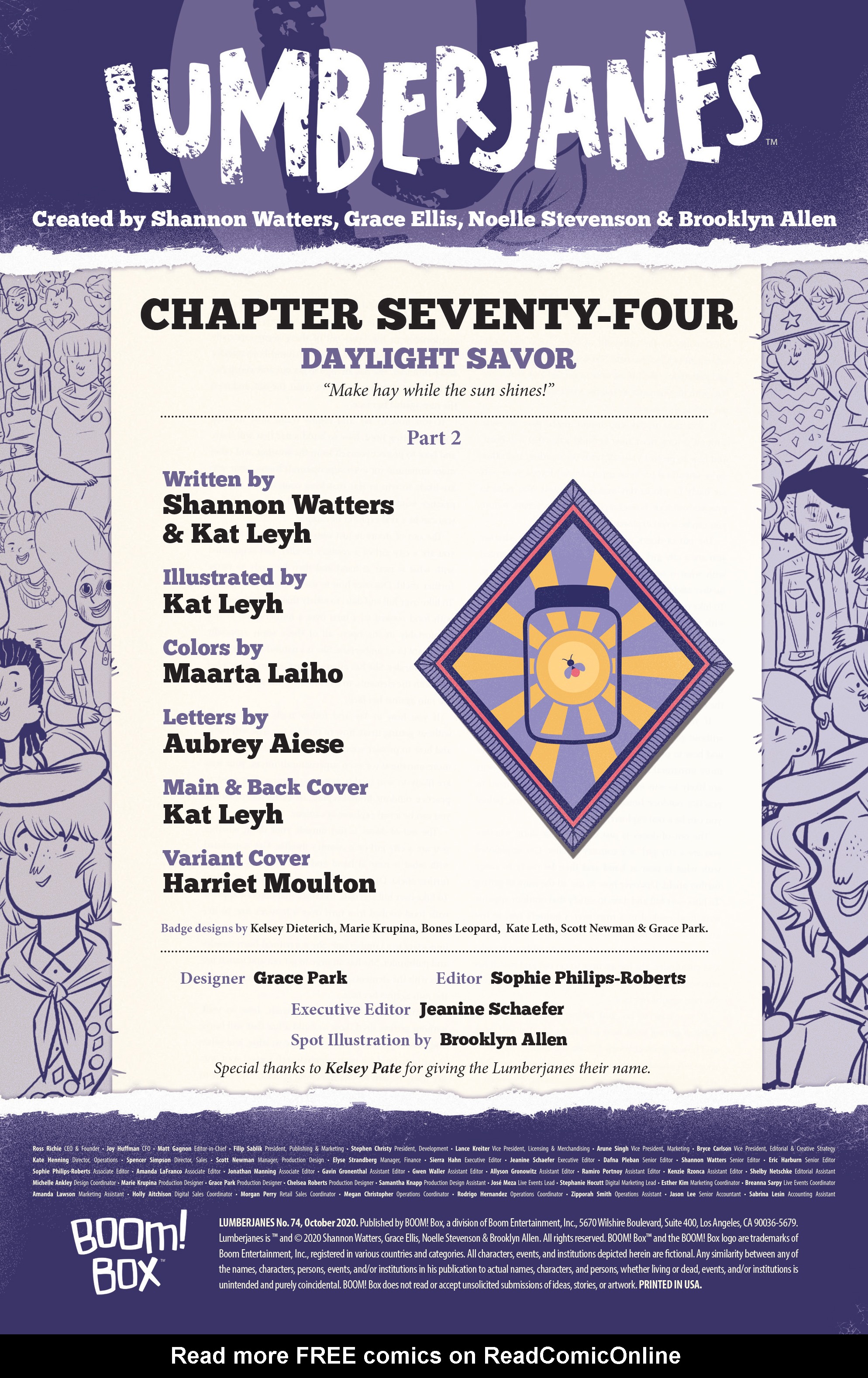 Read online Lumberjanes comic -  Issue #74 - 2
