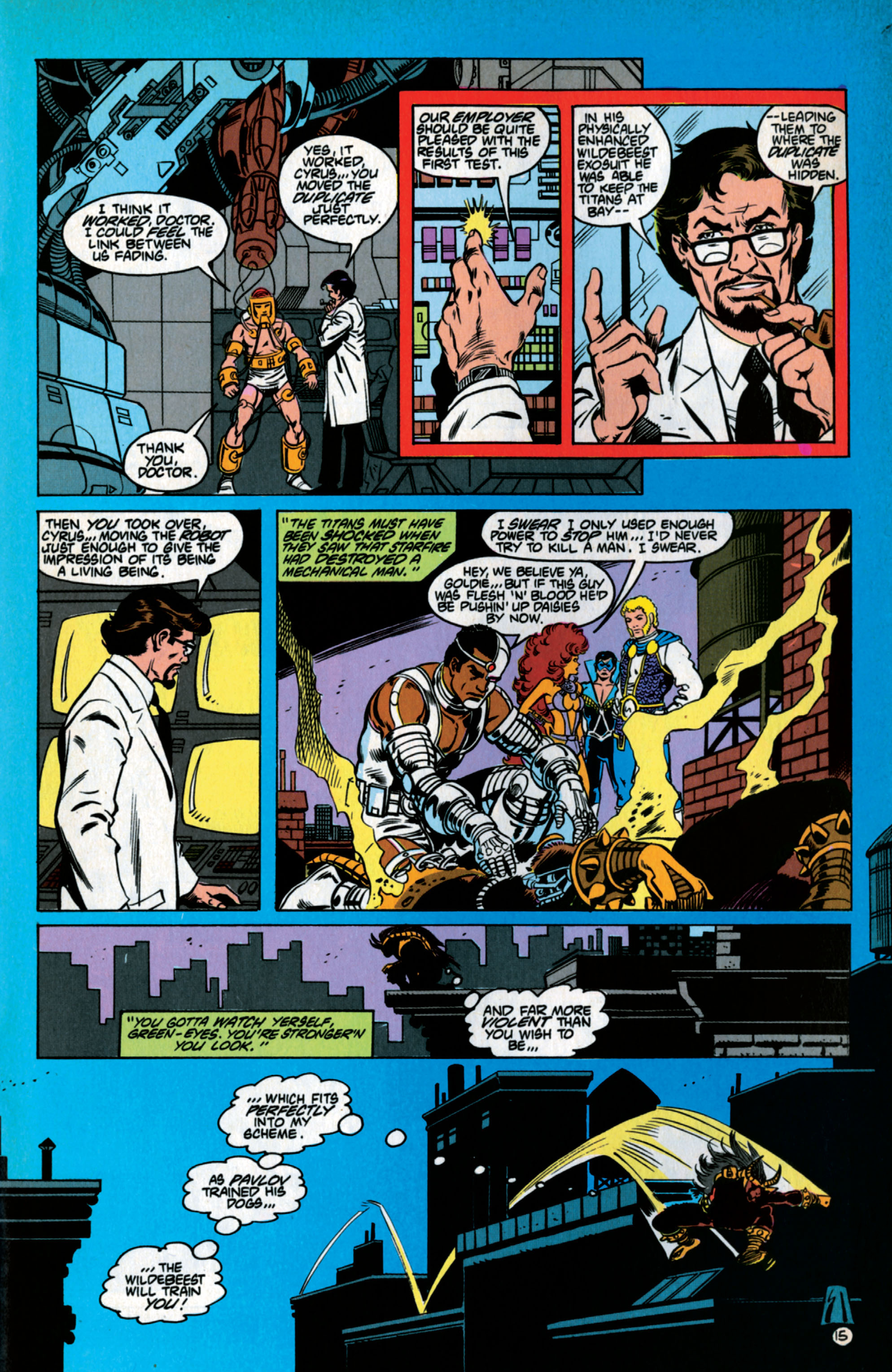 Read online The New Teen Titans (1984) comic -  Issue #36 - 16