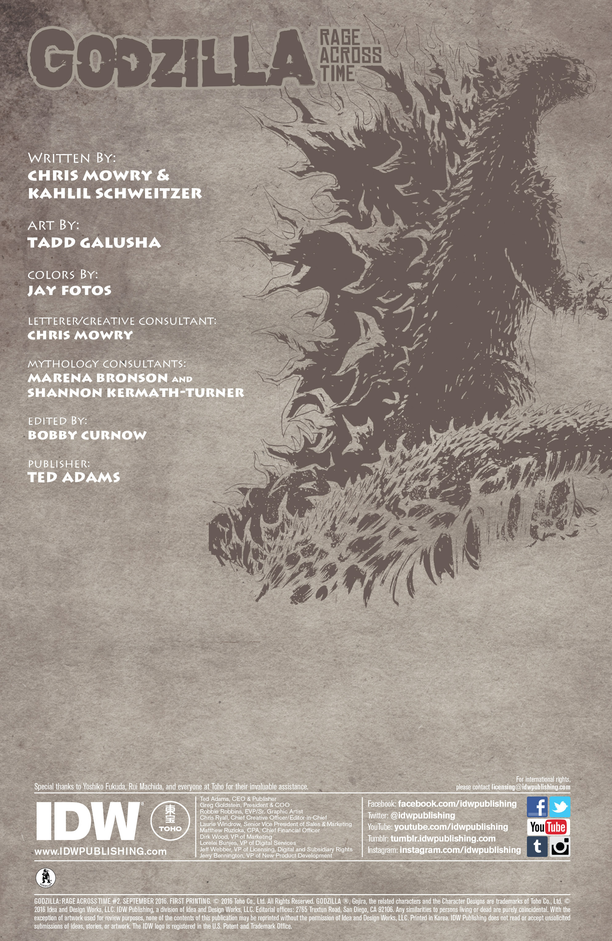 Read online Godzilla: Rage Across Time comic -  Issue #2 - 2