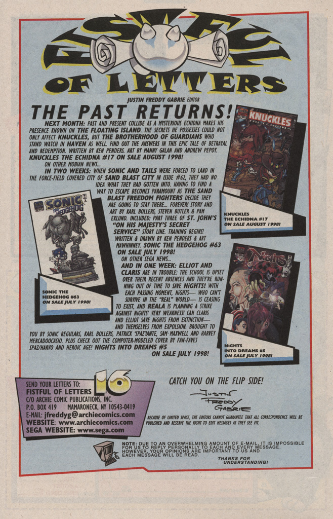 Read online Knuckles the Echidna comic -  Issue #16 - 32