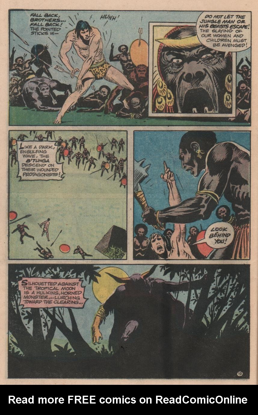 Read online Tarzan (1972) comic -  Issue #225 - 16