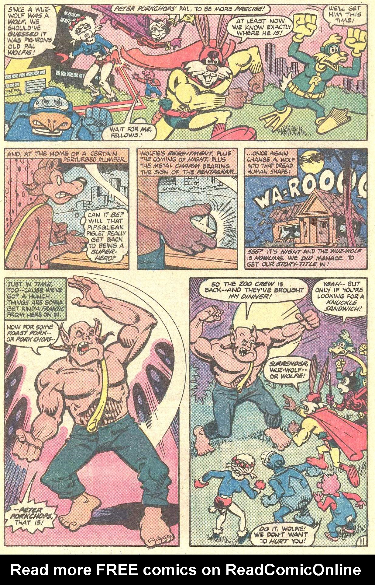 Read online Captain Carrot and His Amazing Zoo Crew! comic -  Issue #11 - 12