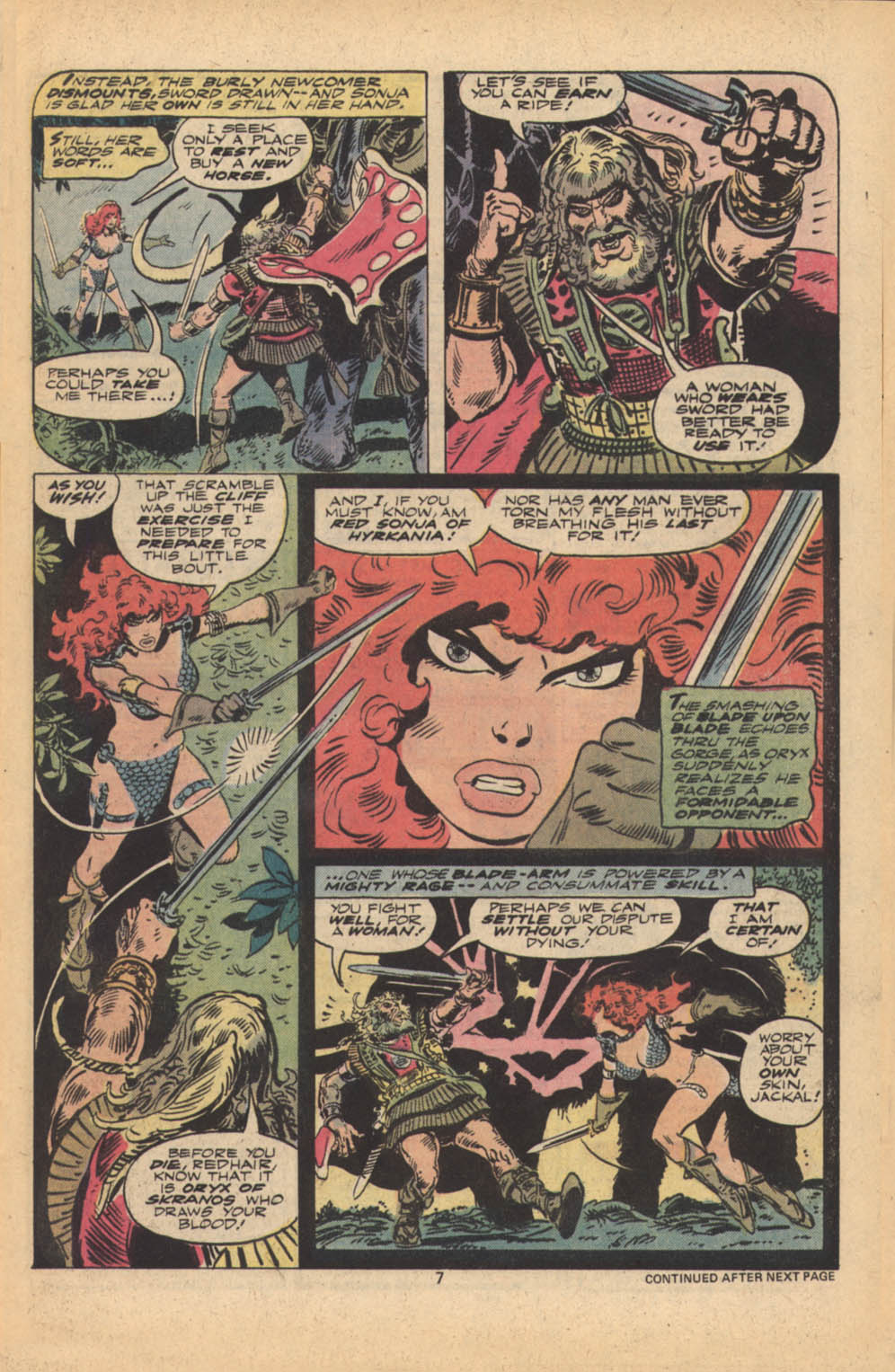 Red Sonja (1977) Issue #7 #7 - English 6