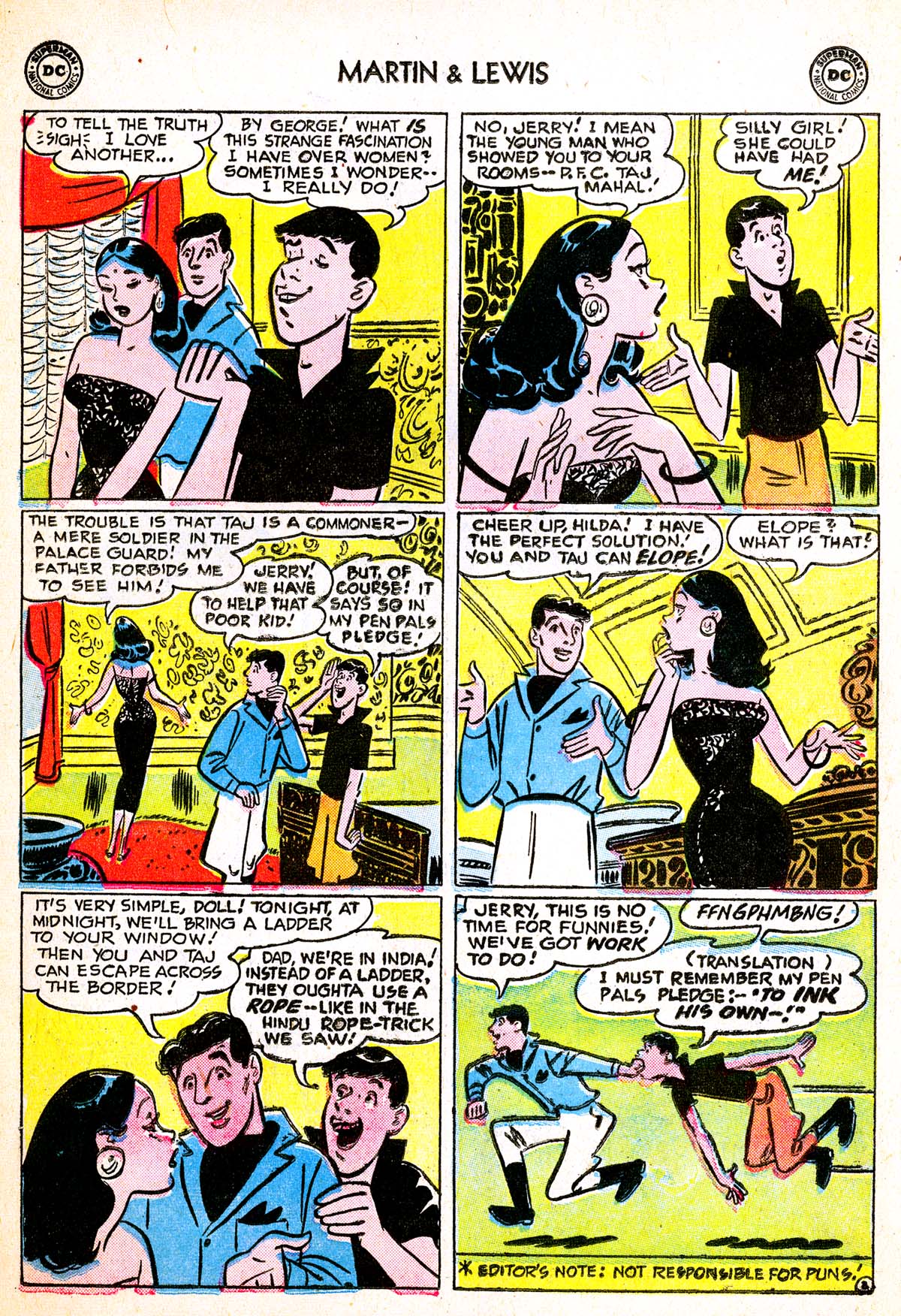 Read online The Adventures of Dean Martin and Jerry Lewis comic -  Issue #37 - 12