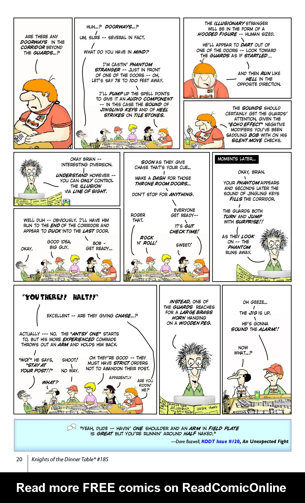 Read online Knights of the Dinner Table comic -  Issue #185 - 22