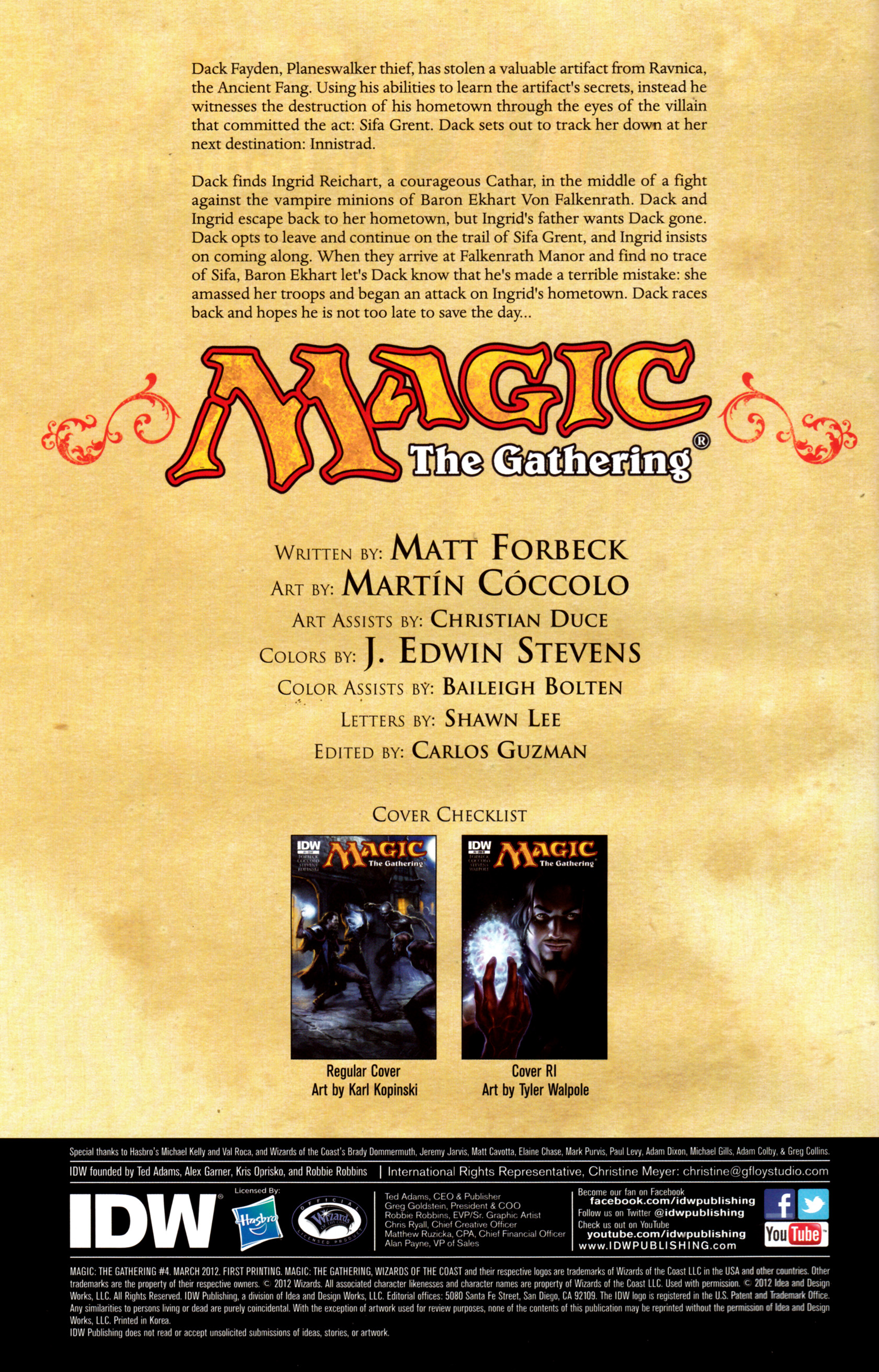 Read online Magic: The Gathering comic -  Issue #4 - 2