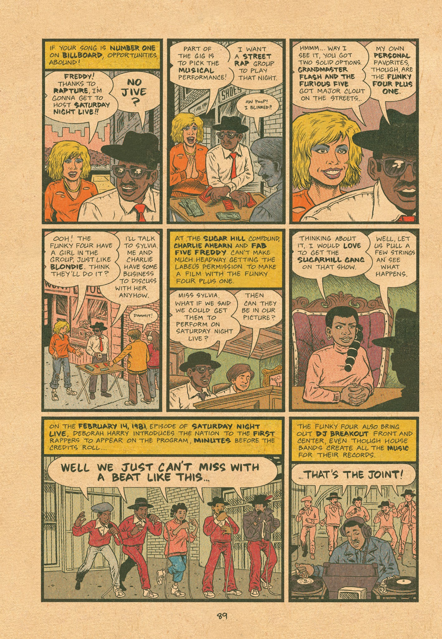 Read online Hip Hop Family Tree (2013) comic -  Issue # TPB 1 - 90