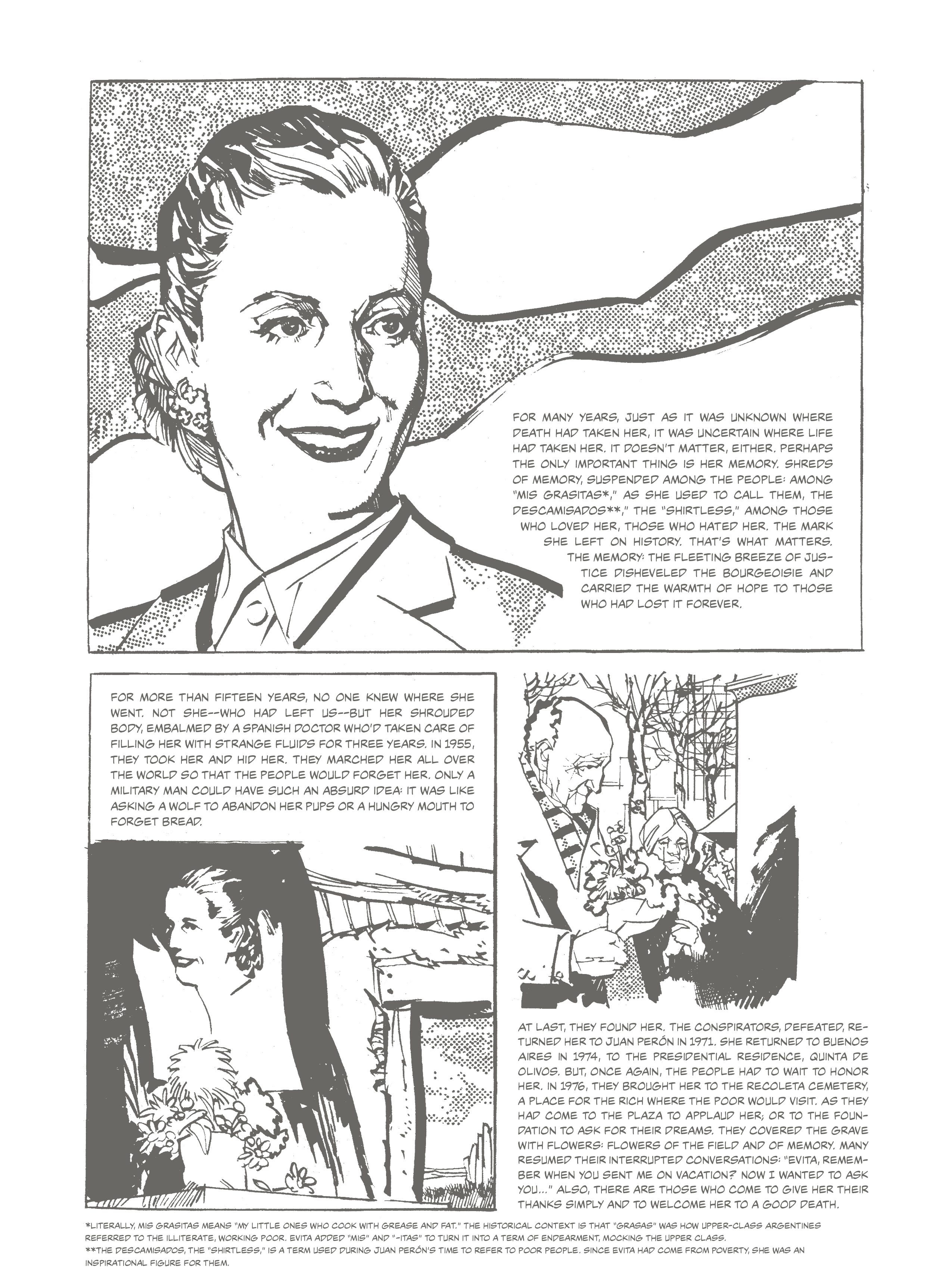 Read online Evita, the Life and Work of Eva Perón comic -  Issue # TPB - 6
