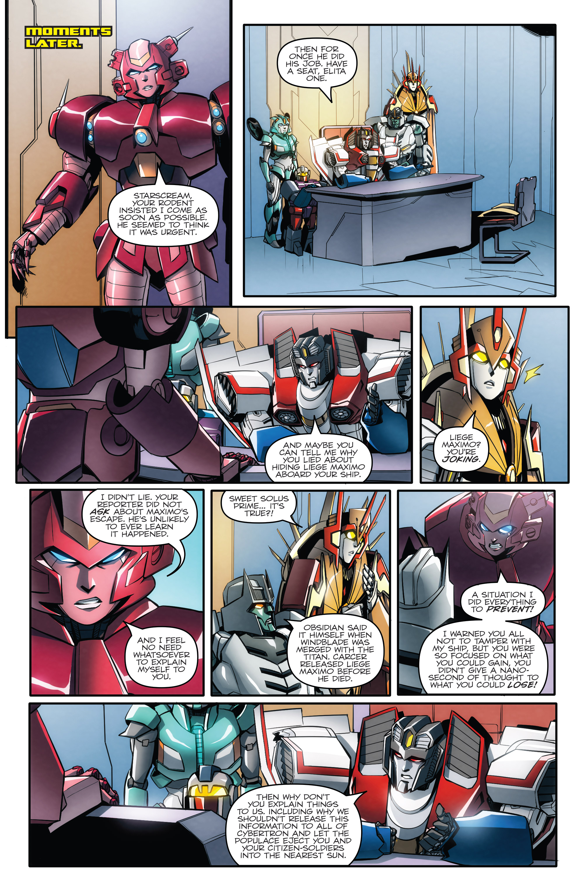 Read online Transformers: Till All Are One comic -  Issue #9 - 12