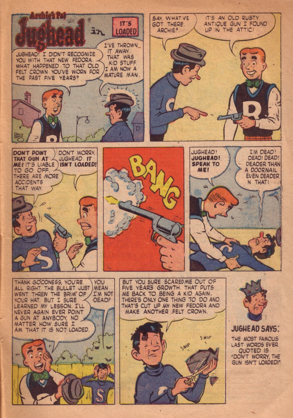 Read online Archie's Pal Jughead comic -  Issue #8 - 33
