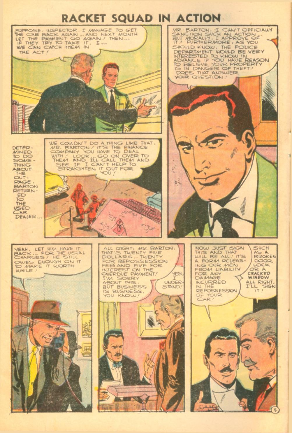 Read online Racket Squad in Action comic -  Issue #21 - 8