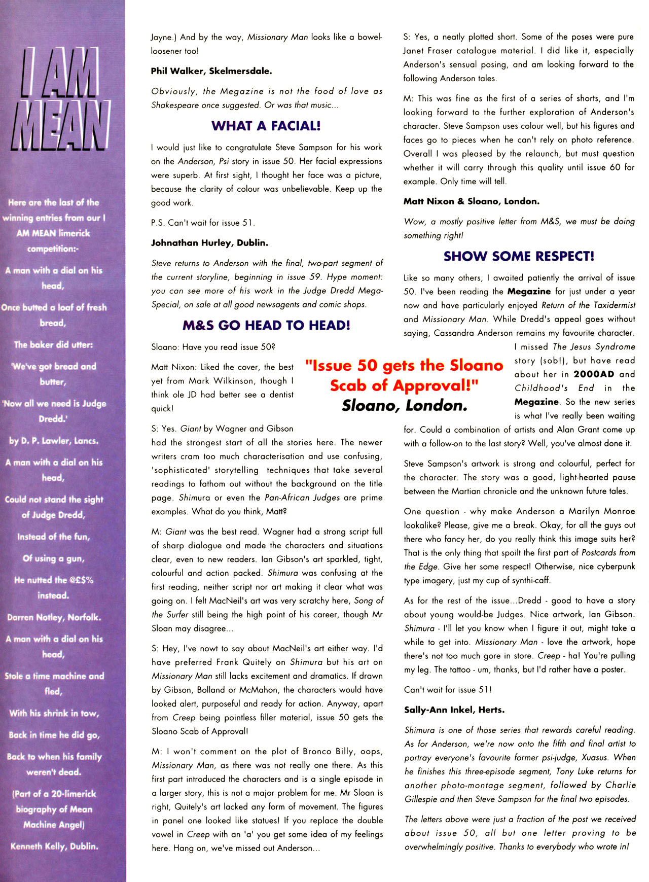 Read online Judge Dredd: The Megazine (vol. 2) comic -  Issue #54 - 41