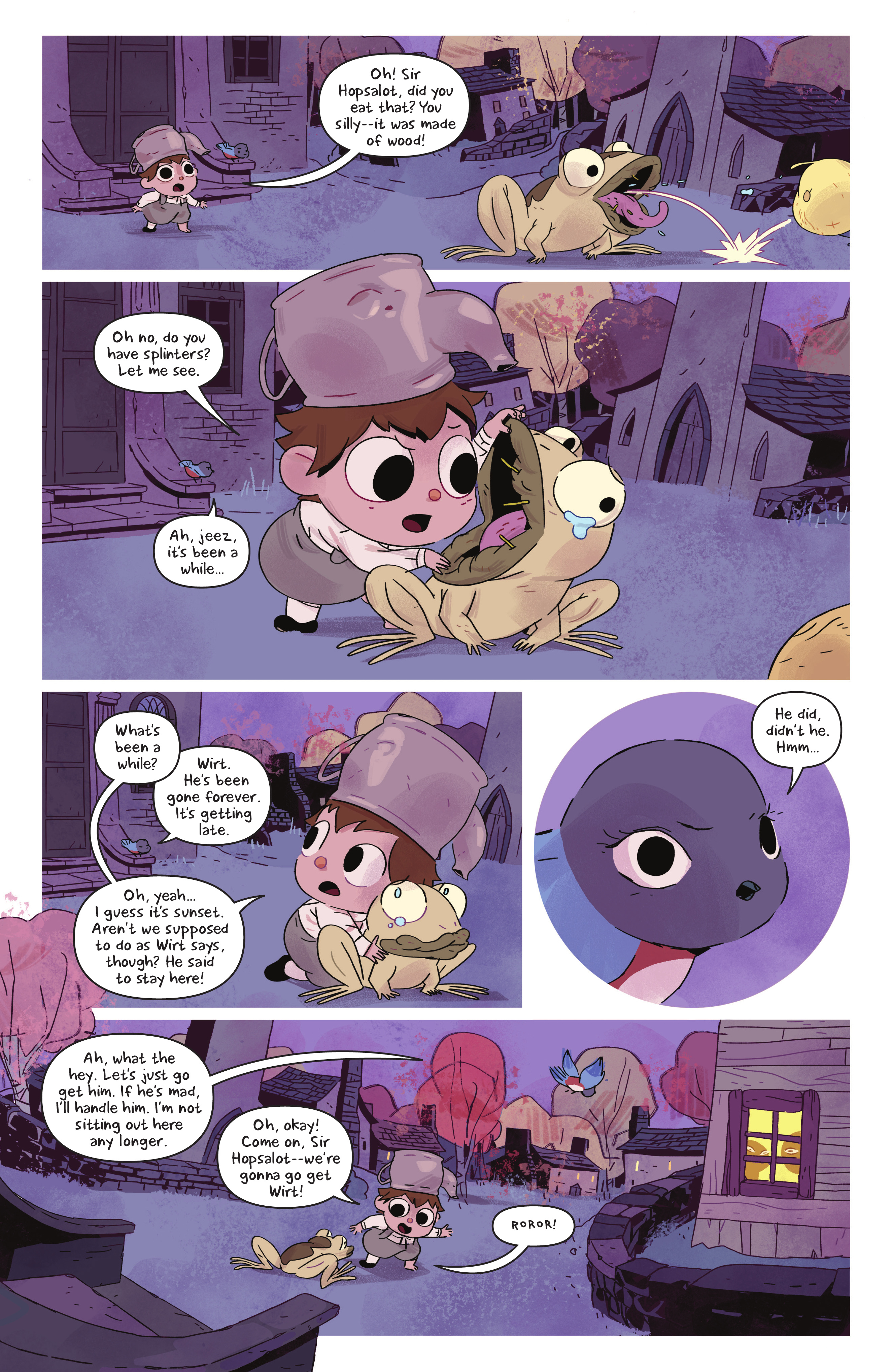 Read online Over the Garden Wall: Hollow Town comic -  Issue # TPB - 59