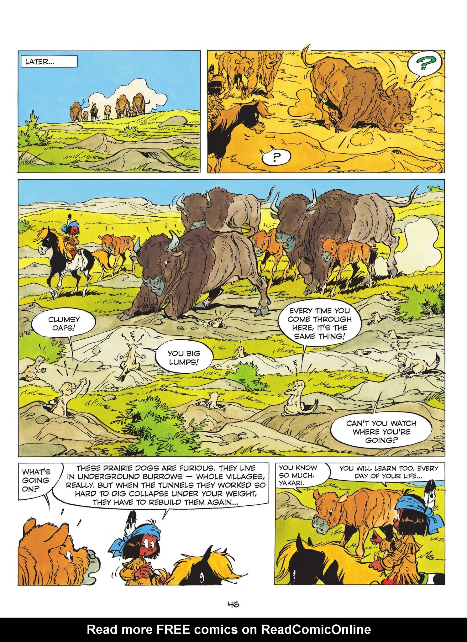 Read online Yakari comic -  Issue #14 - 48