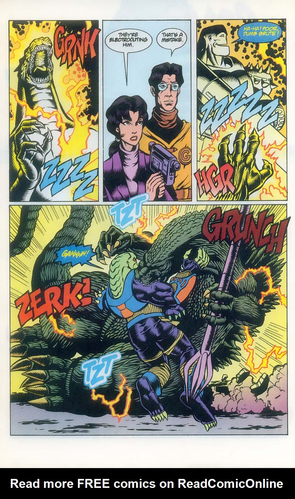 Read online Godzilla (1995) comic -  Issue #6 - 12