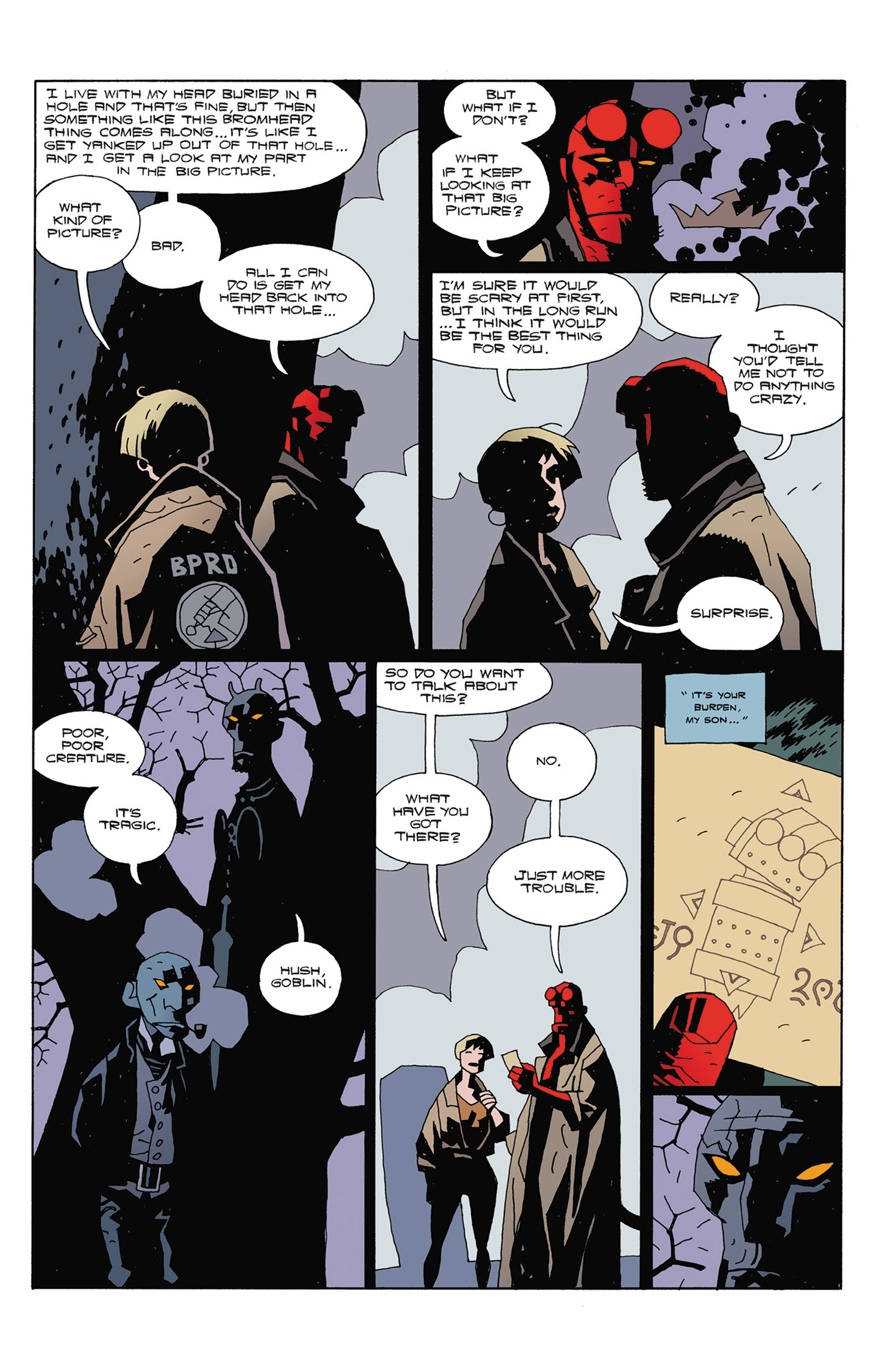 Read online Hellboy: The Right Hand of Doom comic -  Issue # TPB - 123