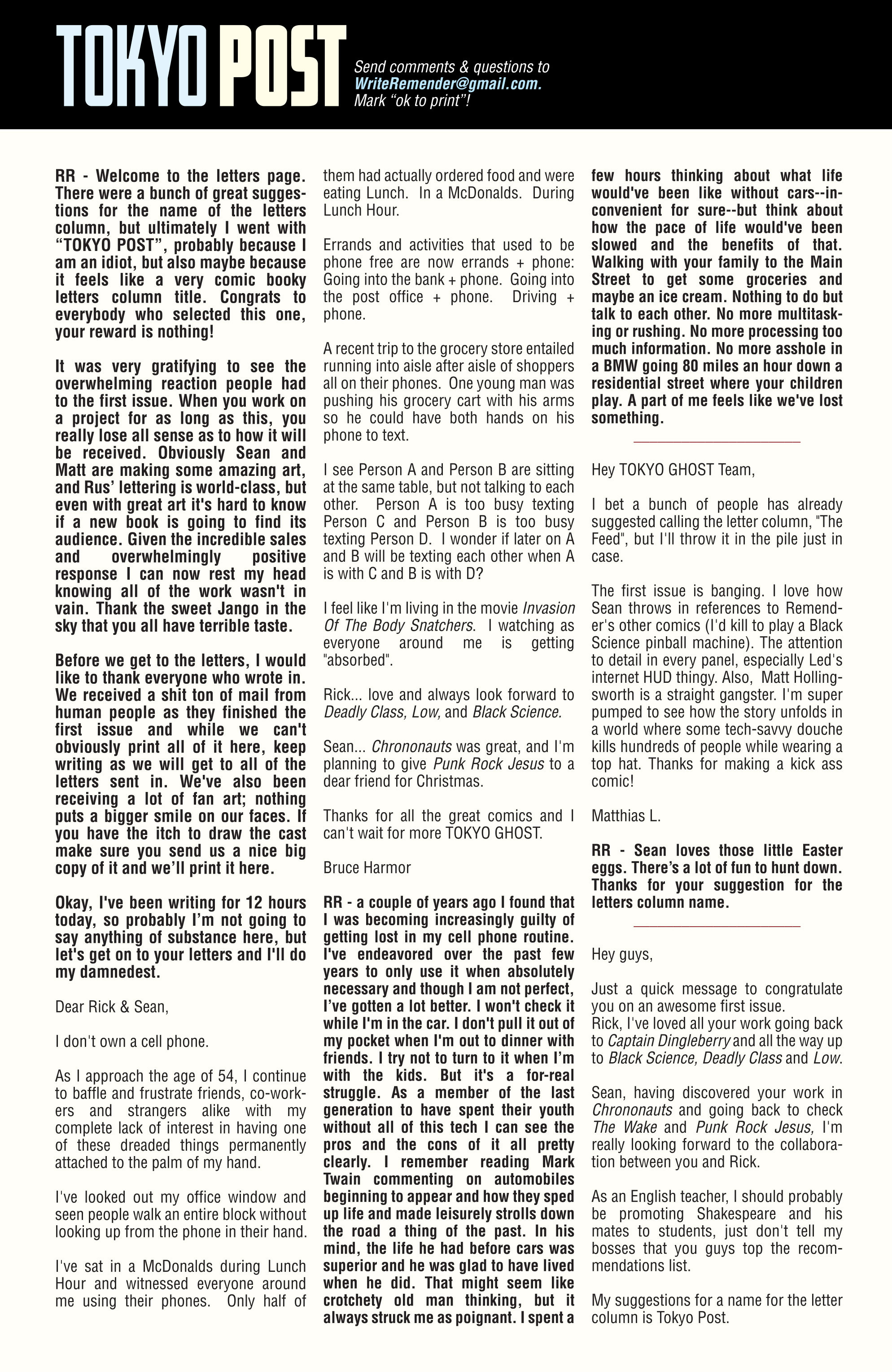 Read online Tokyo Ghost comic -  Issue #2 - 23