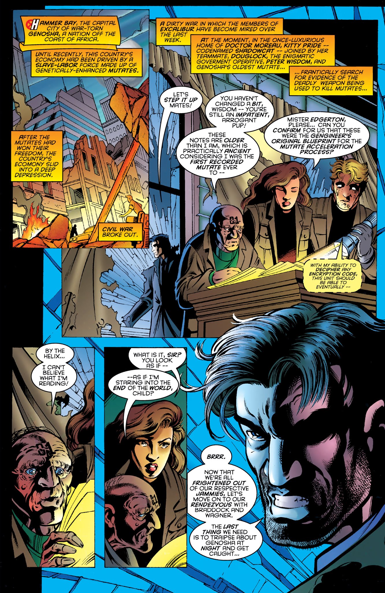 Read online Excalibur Visionaries: Warren Ellis comic -  Issue # TPB 1 (Part 2) - 1