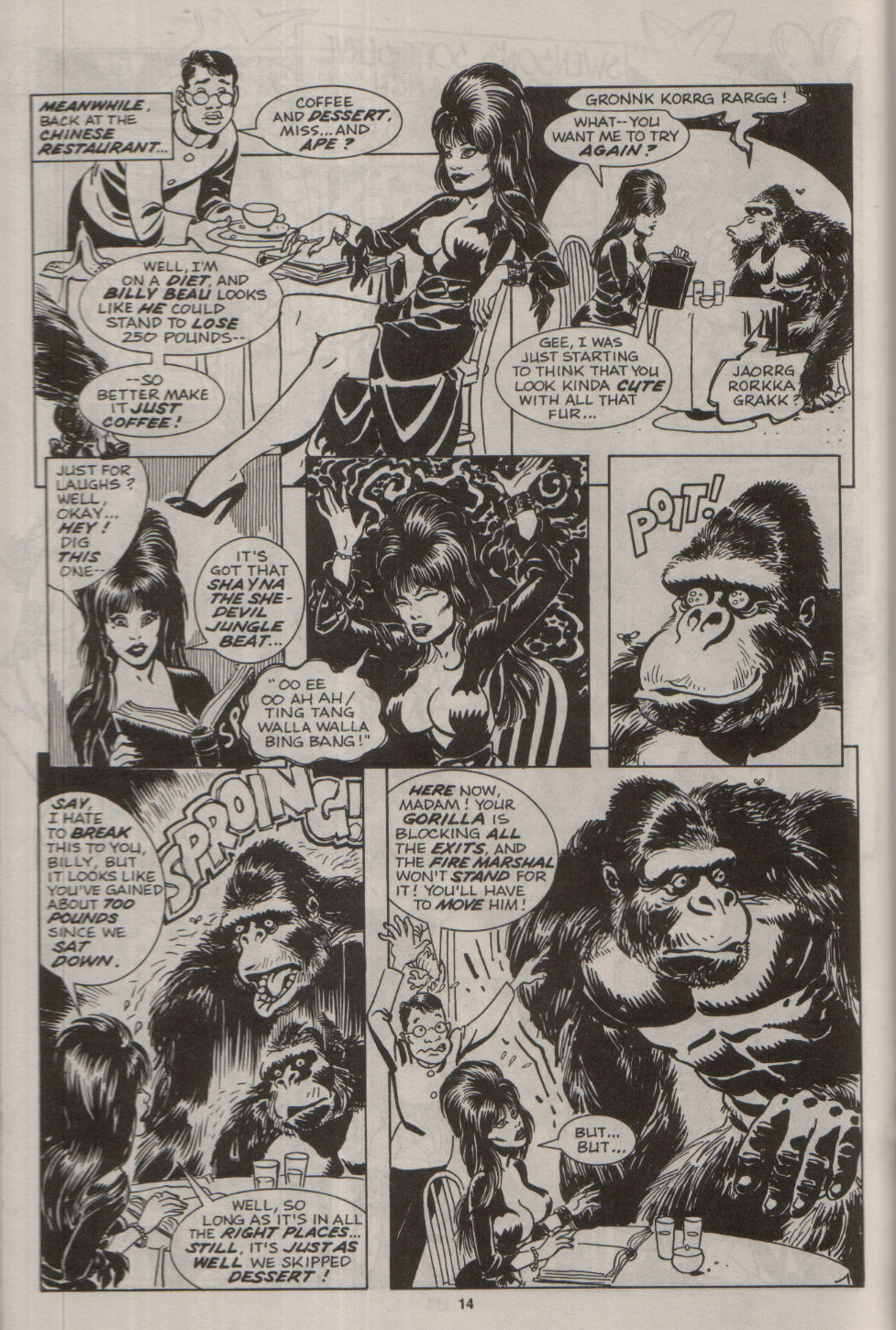 Read online Elvira, Mistress of the Dark comic -  Issue #14 - 15