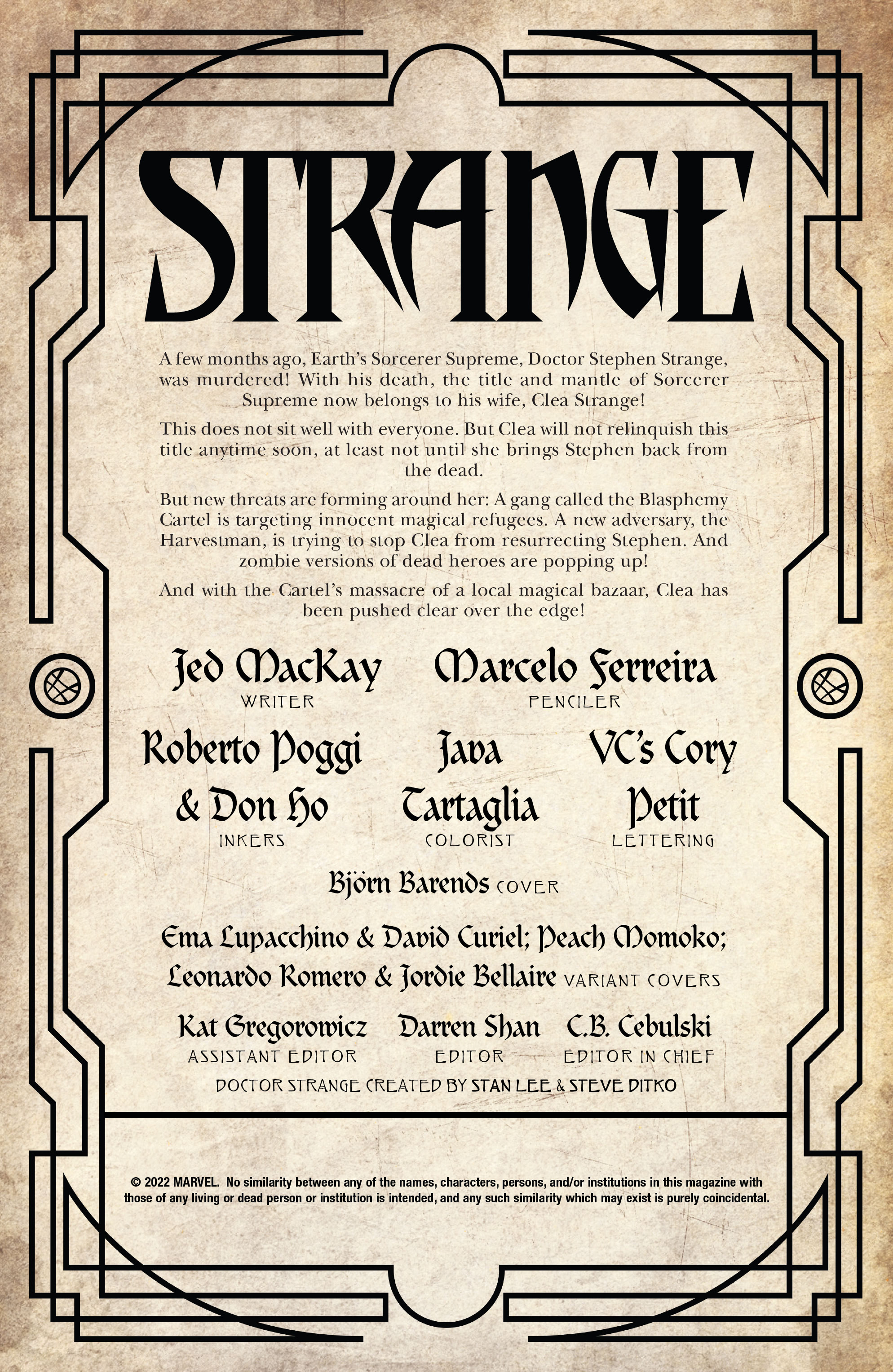 Read online Strange (2022) comic -  Issue #3 - 2