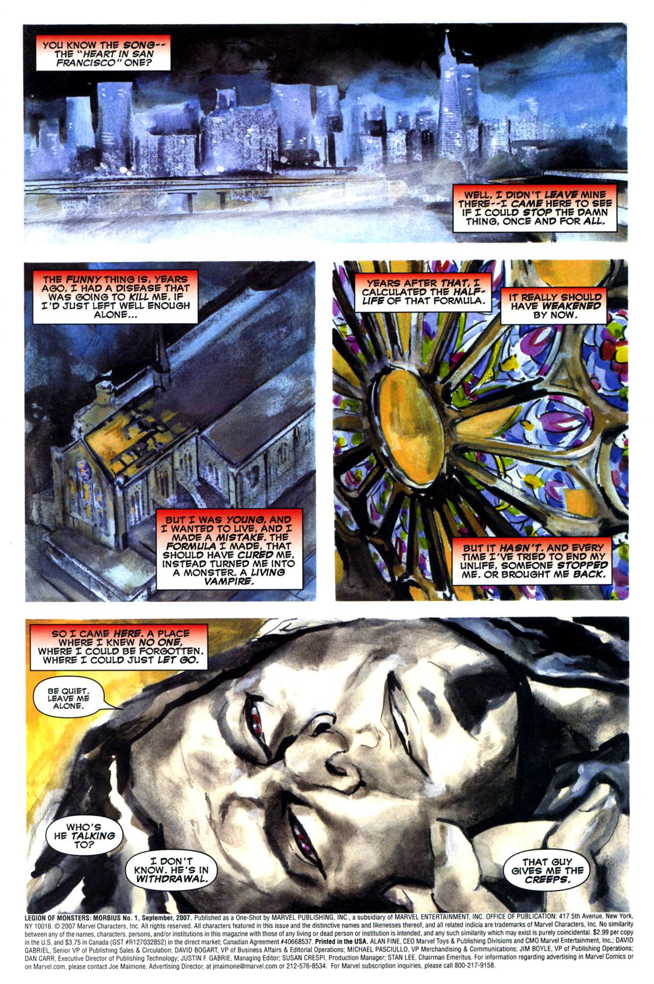 Read online Legion of Monsters: Morbius the Living Vampire comic -  Issue # Full - 2