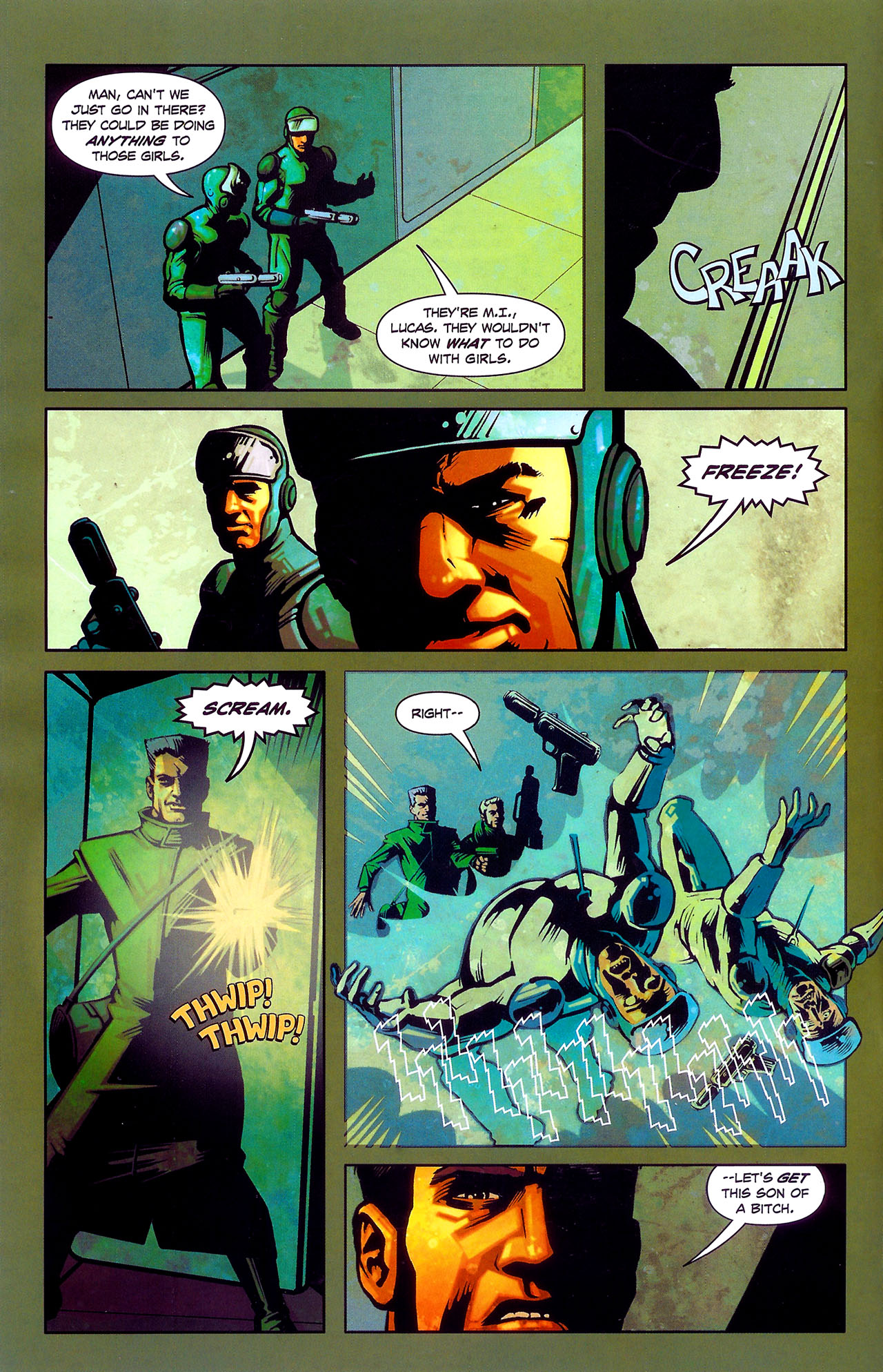 Read online Starship Troopers: Damaged Justice comic -  Issue #3 - 5