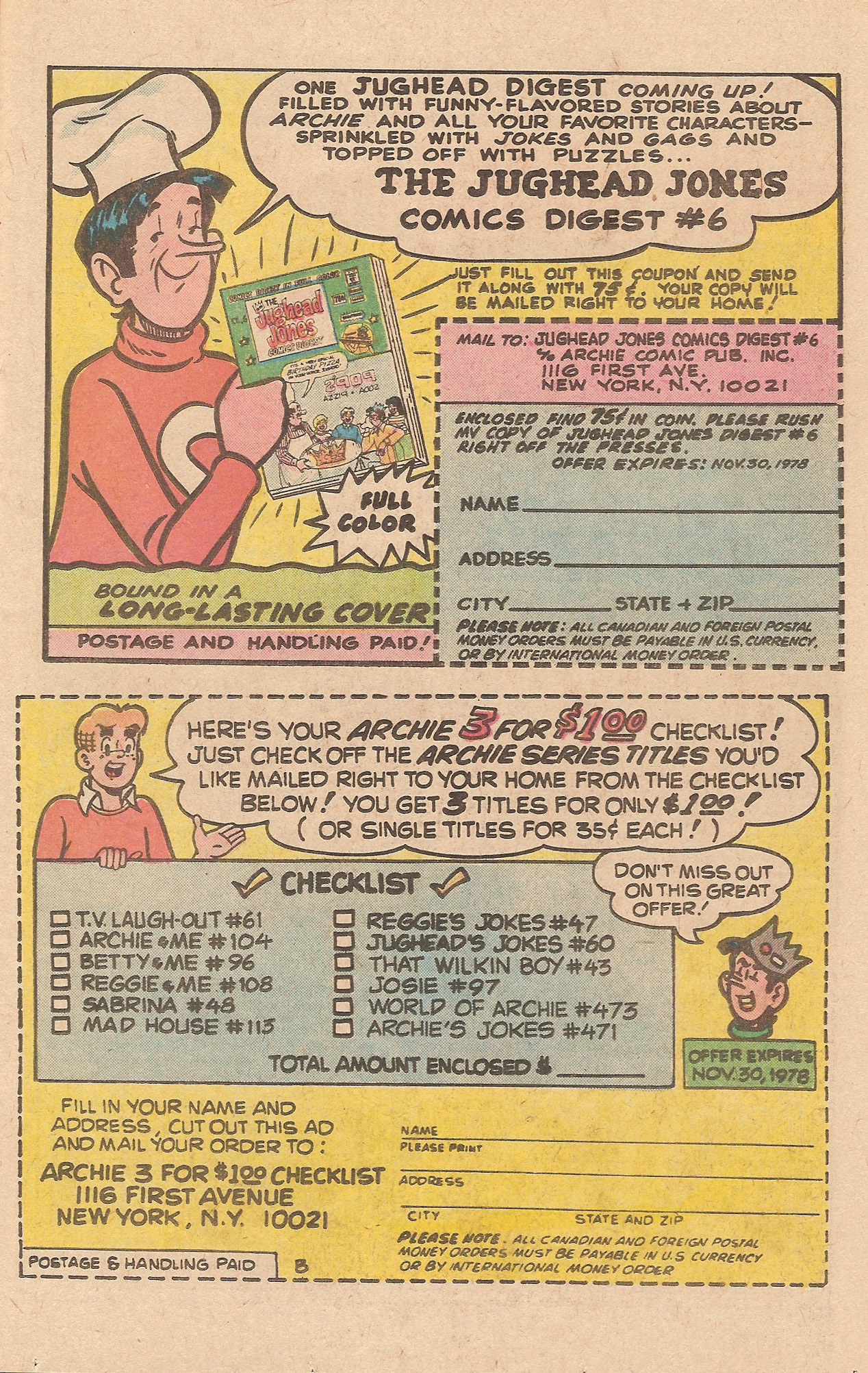 Read online Jughead (1965) comic -  Issue #279 - 11