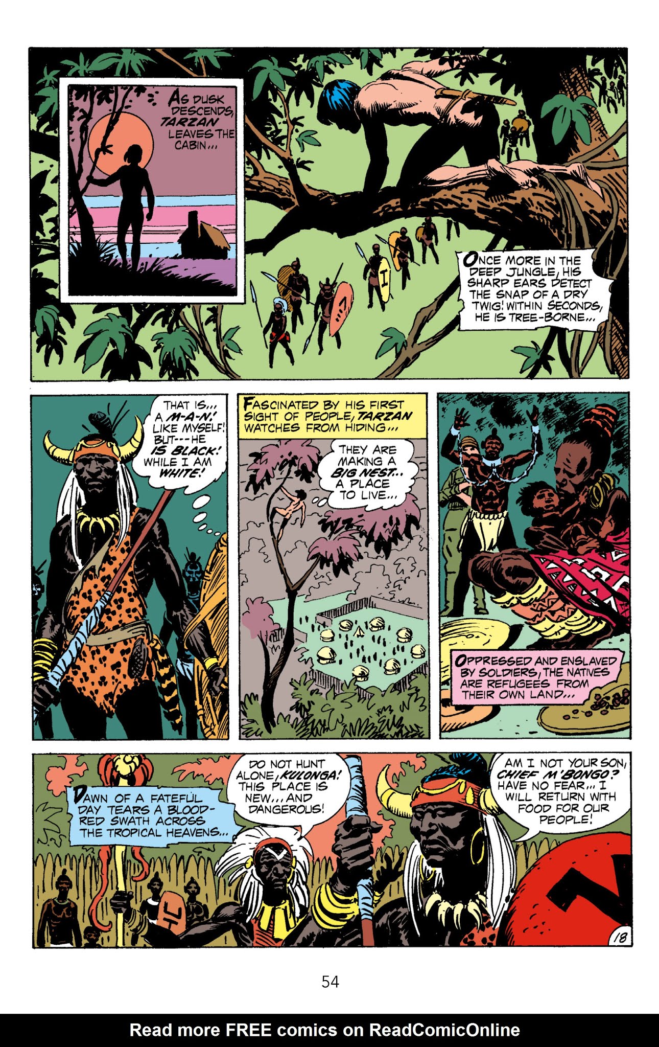 Read online Edgar Rice Burroughs' Tarzan The Joe Kubert Years comic -  Issue # TPB 1 (Part 1) - 55