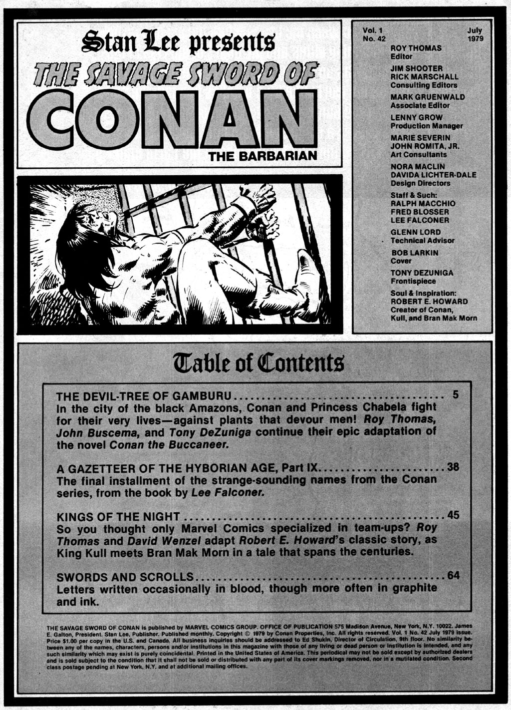 Read online The Savage Sword Of Conan comic -  Issue #42 - 3
