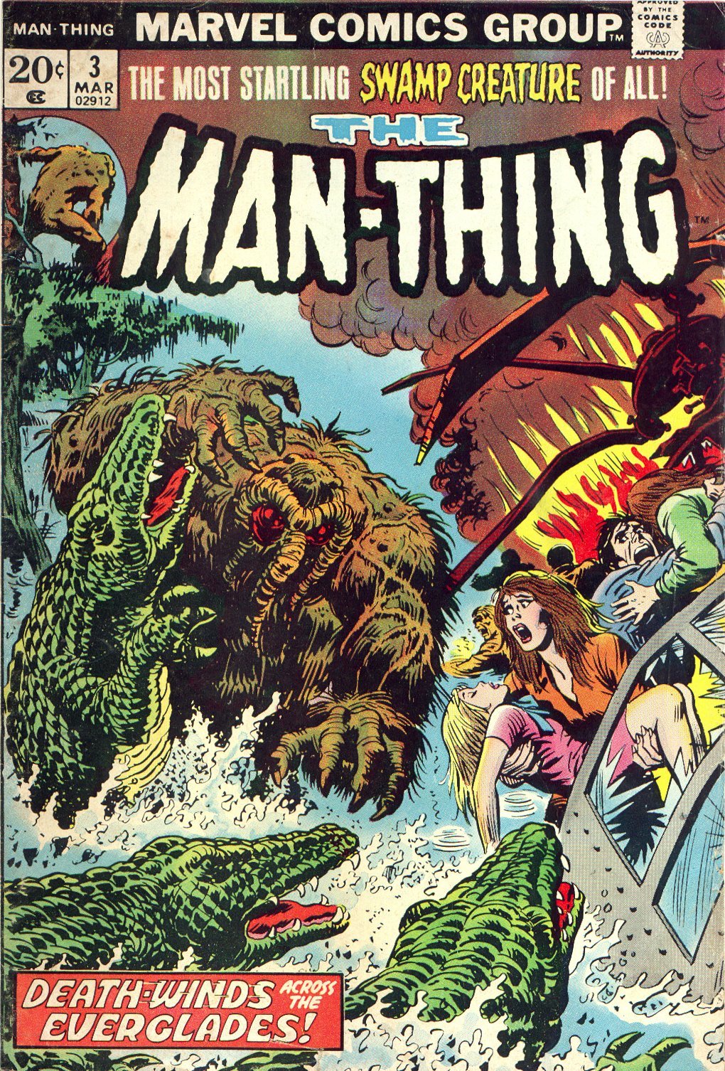 Read online Man-Thing (1974) comic -  Issue #3 - 1