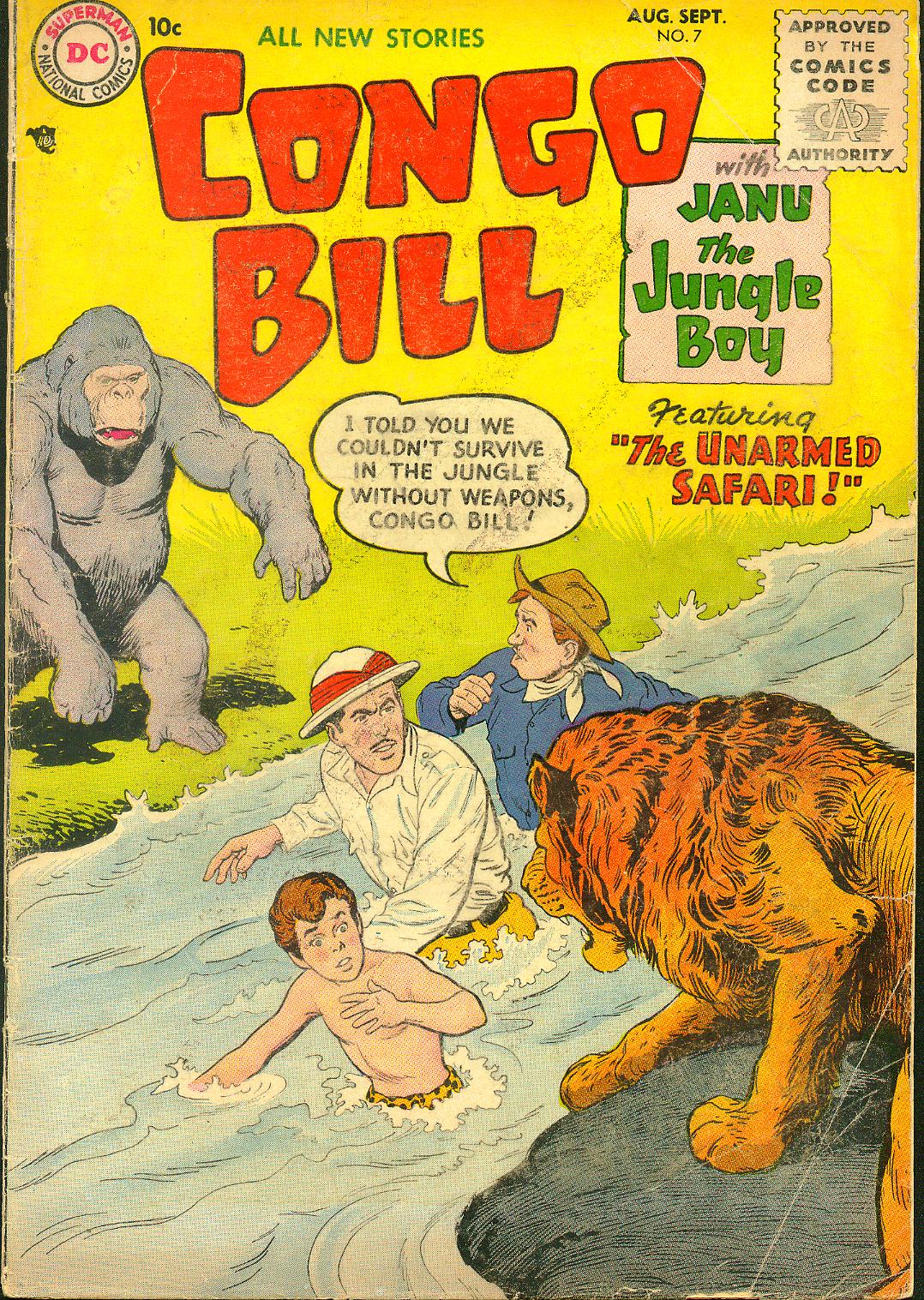 Read online Congo Bill comic -  Issue #7 - 1