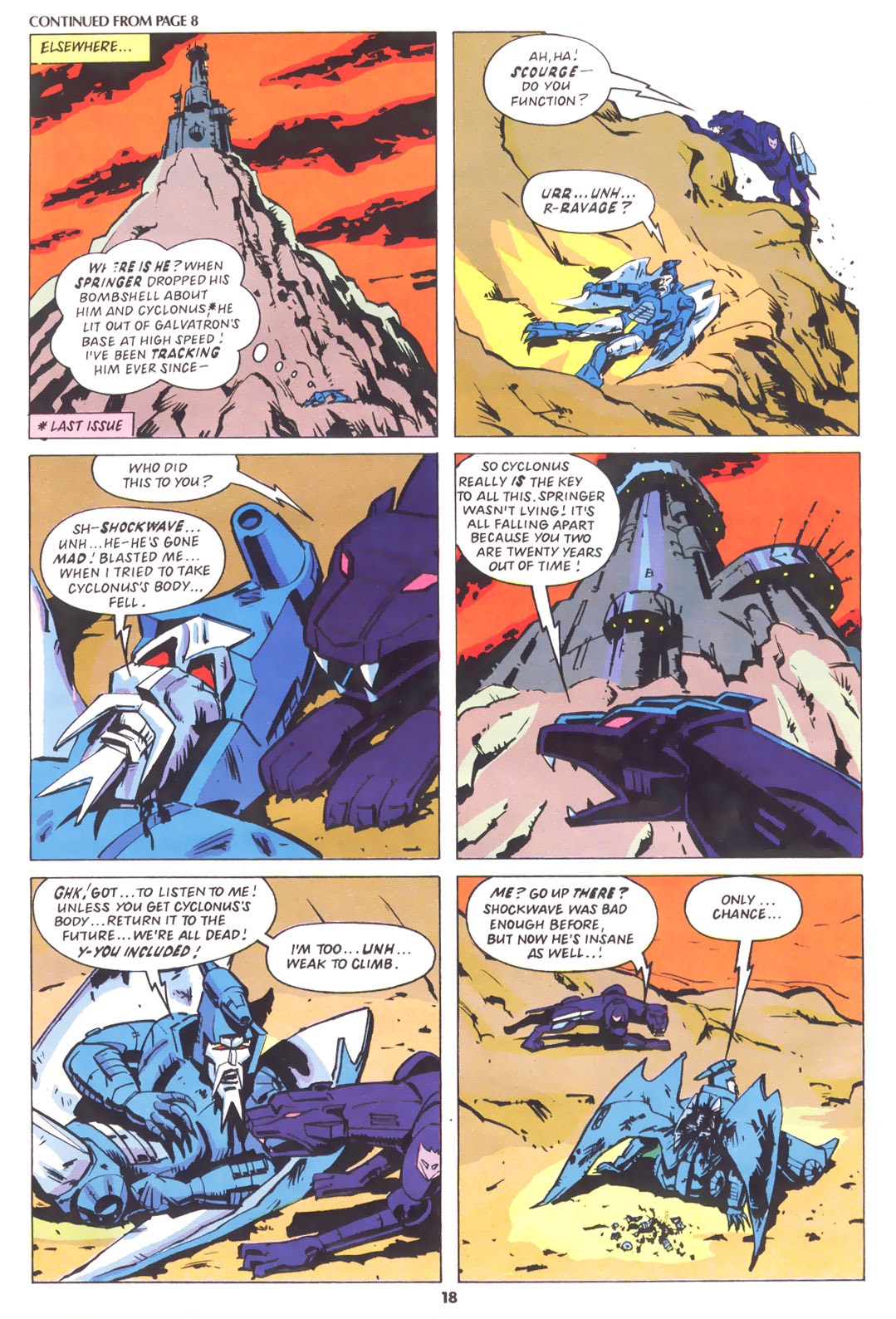 Read online The Transformers (UK) comic -  Issue #204 - 9