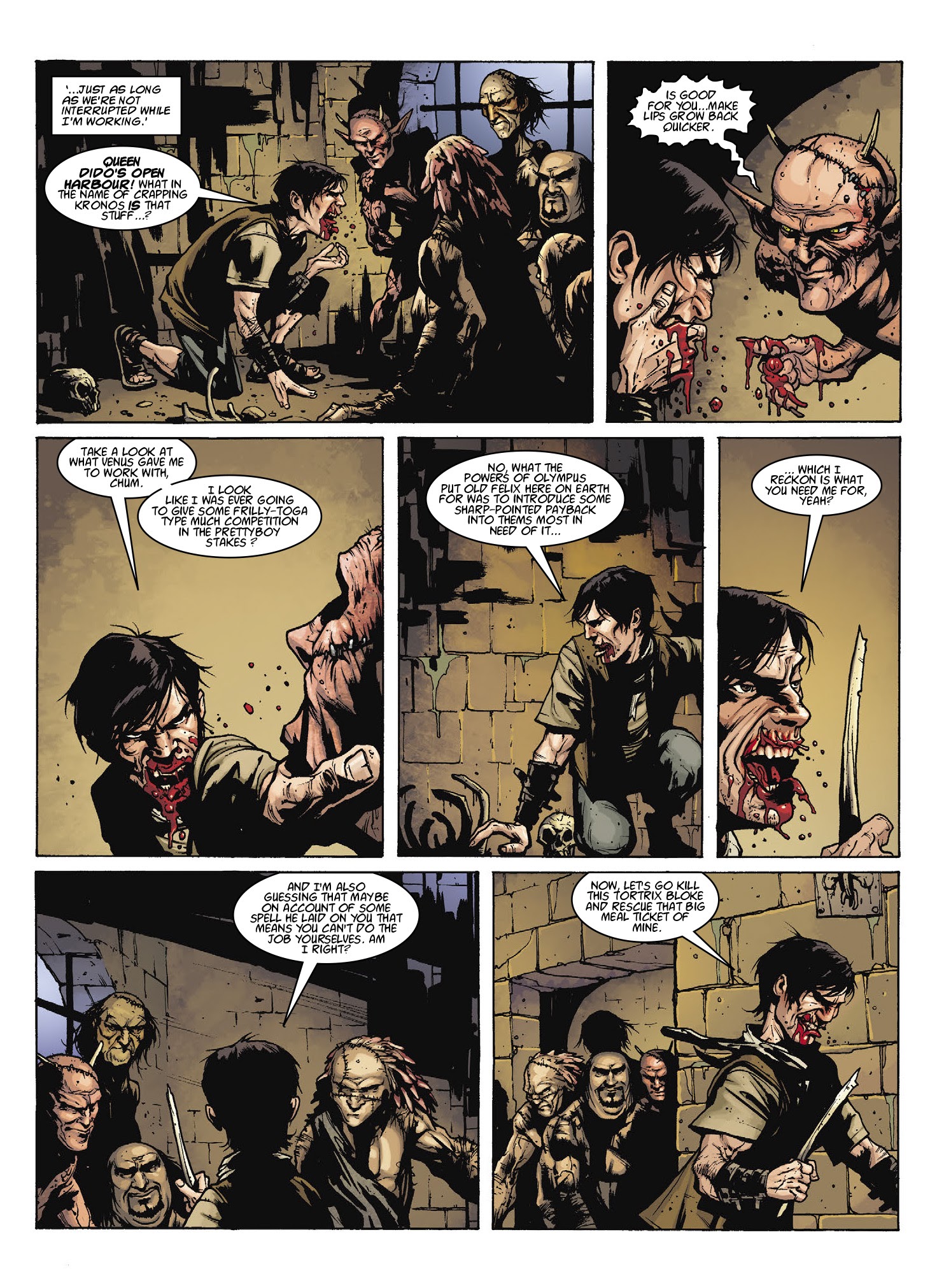 Read online Aquila: The Burning Fields comic -  Issue # TPB - 40