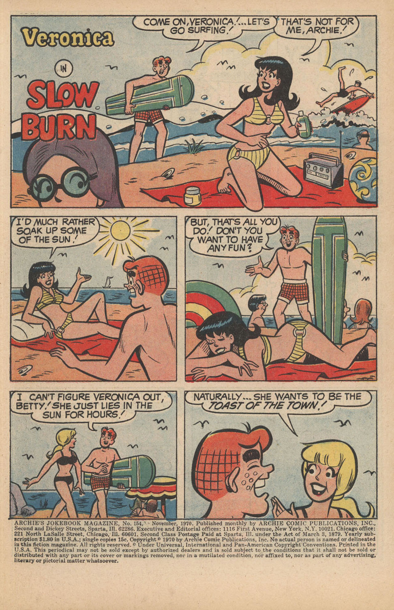Read online Archie's Joke Book Magazine comic -  Issue #154 - 3