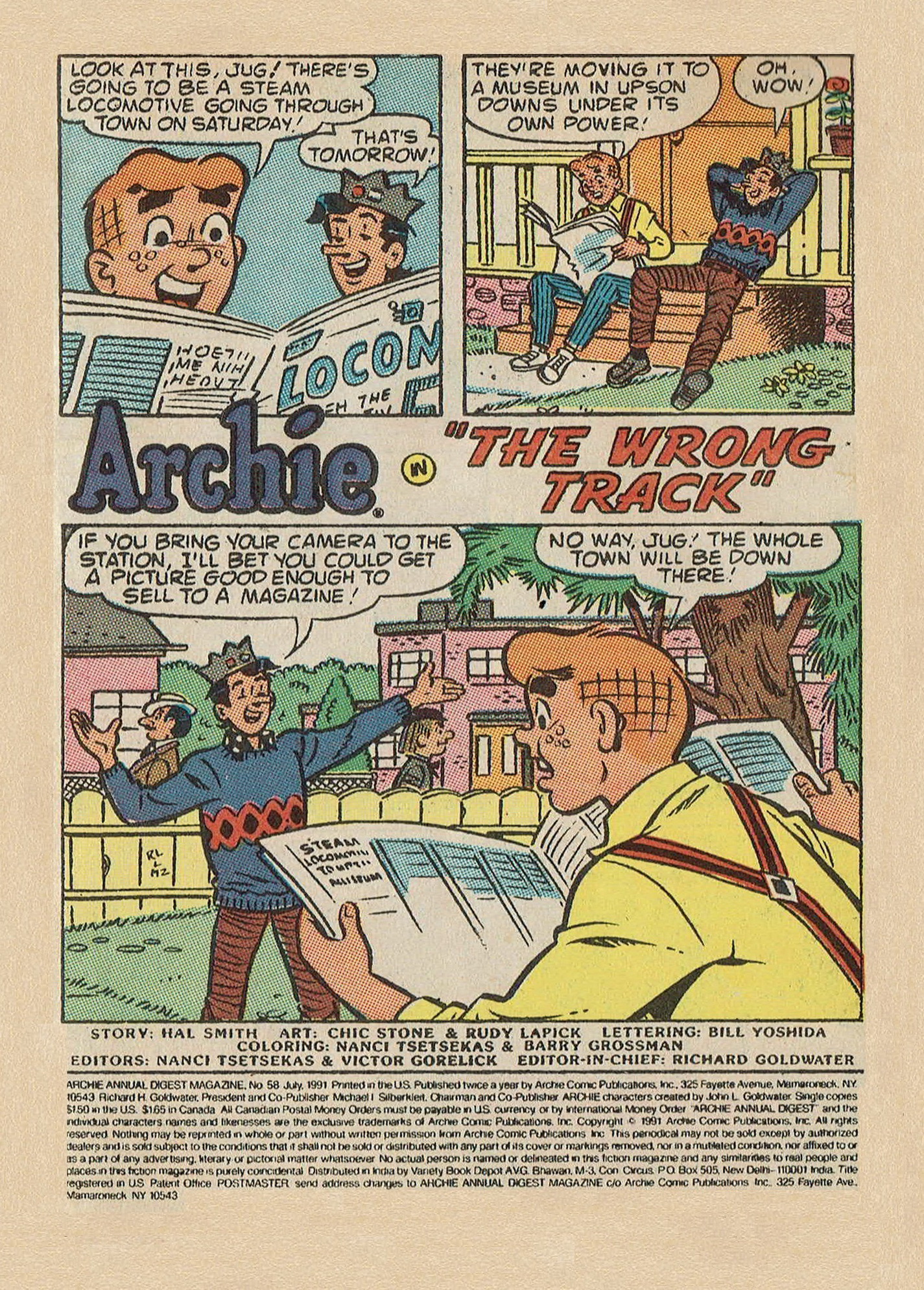 Read online Archie Annual Digest Magazine comic -  Issue #58 - 3