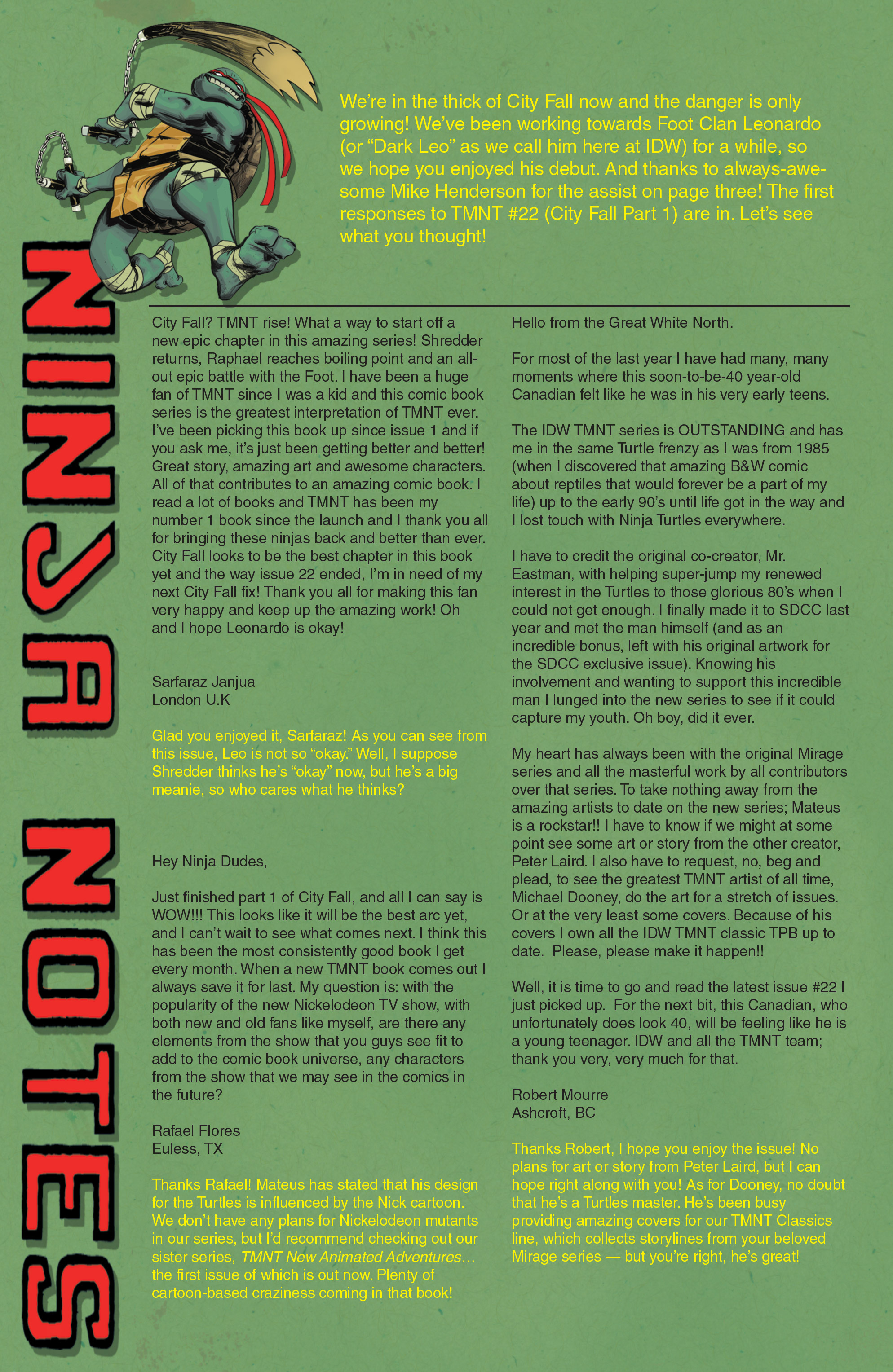 Read online Teenage Mutant Ninja Turtles (2011) comic -  Issue #24 - 29