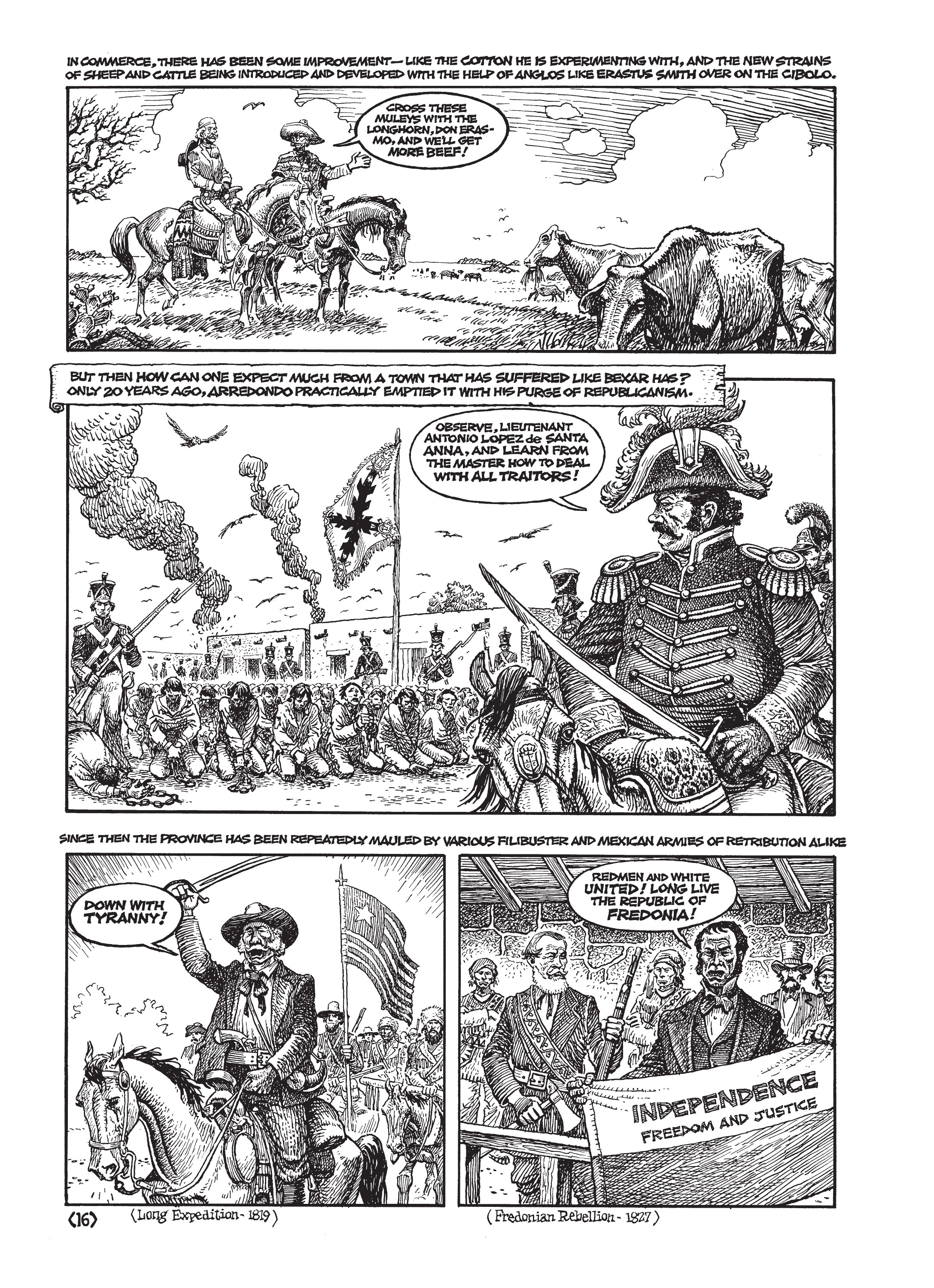 Read online Jack Jackson's American History: Los Tejanos and Lost Cause comic -  Issue # TPB (Part 1) - 20