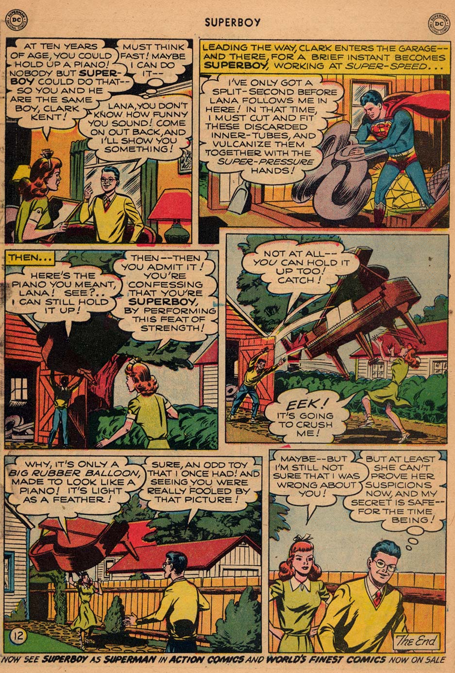 Read online Superboy (1949) comic -  Issue #11 - 13