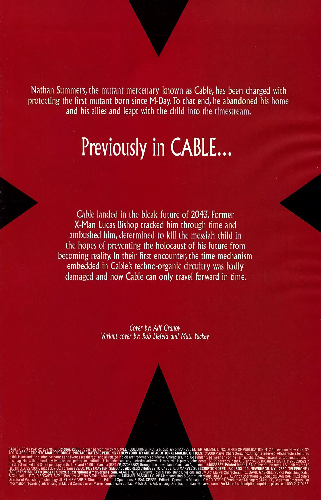 Read online Cable (2008) comic -  Issue #6 - 3
