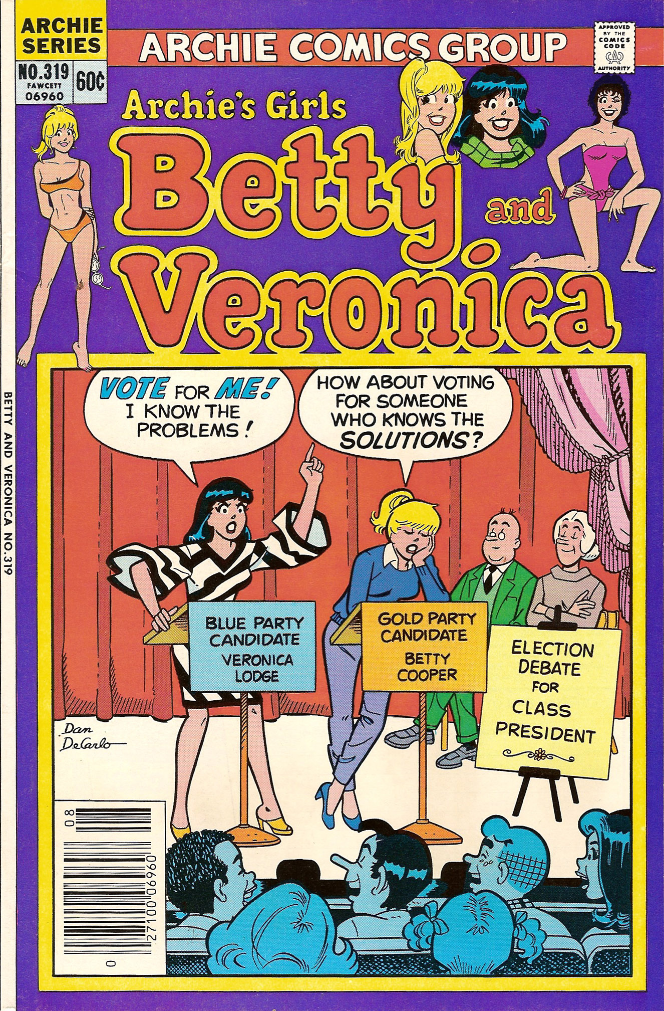 Read online Archie's Girls Betty and Veronica comic -  Issue #319 - 1