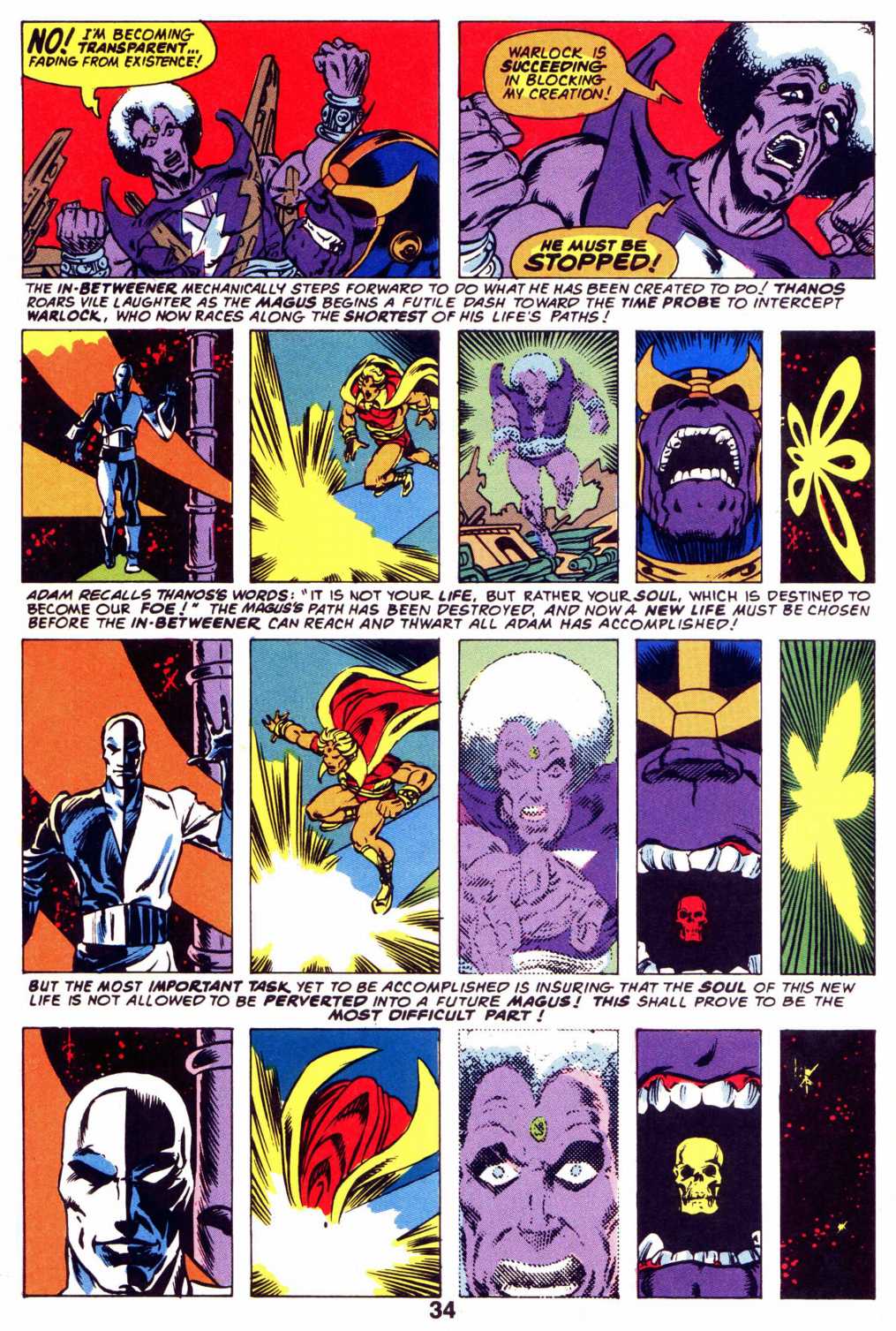 Read online Warlock (1982) comic -  Issue #3 - 34