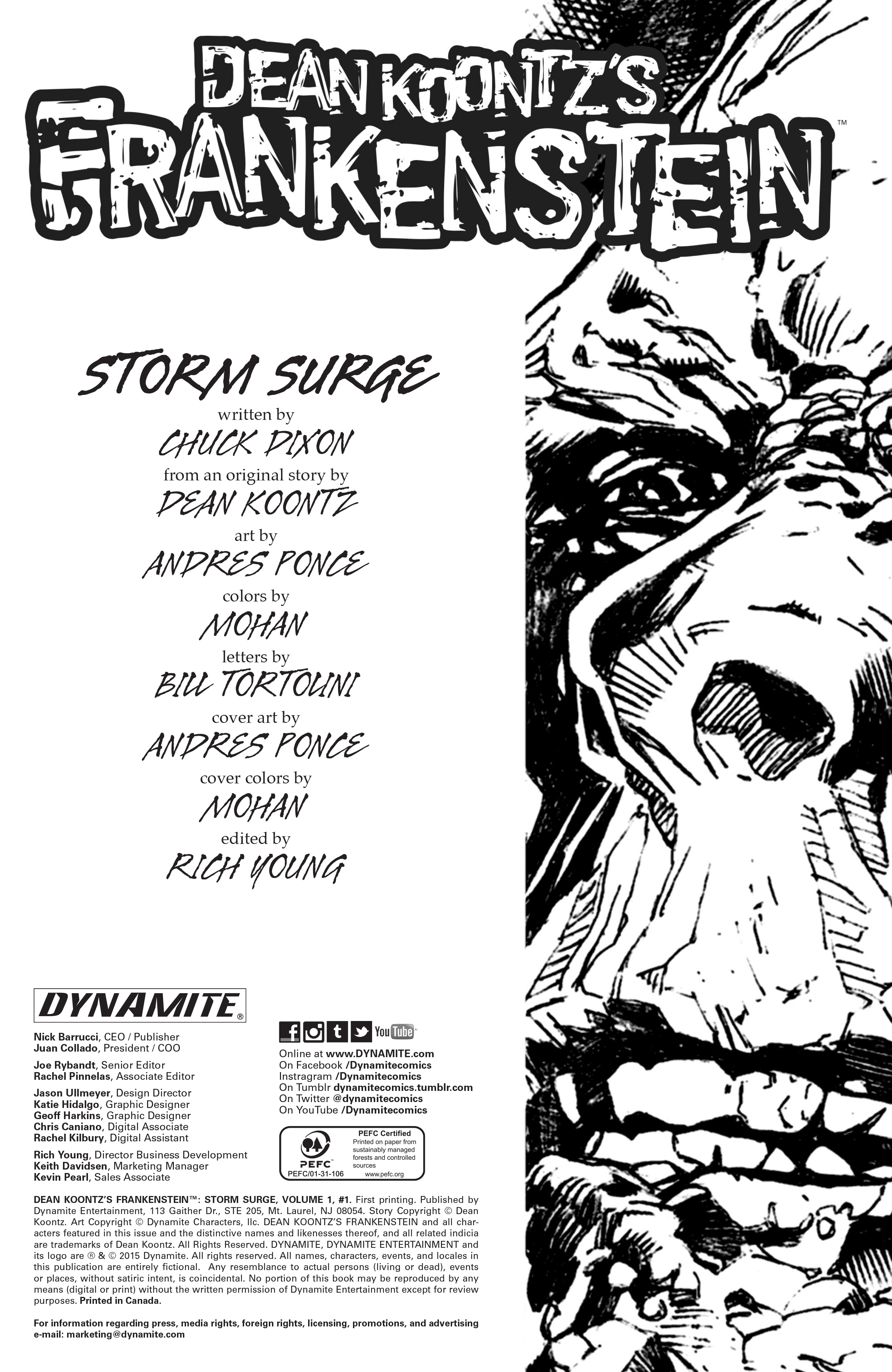 Read online Dean Koontz's Frankenstein: Storm Surge comic -  Issue #1 - 2