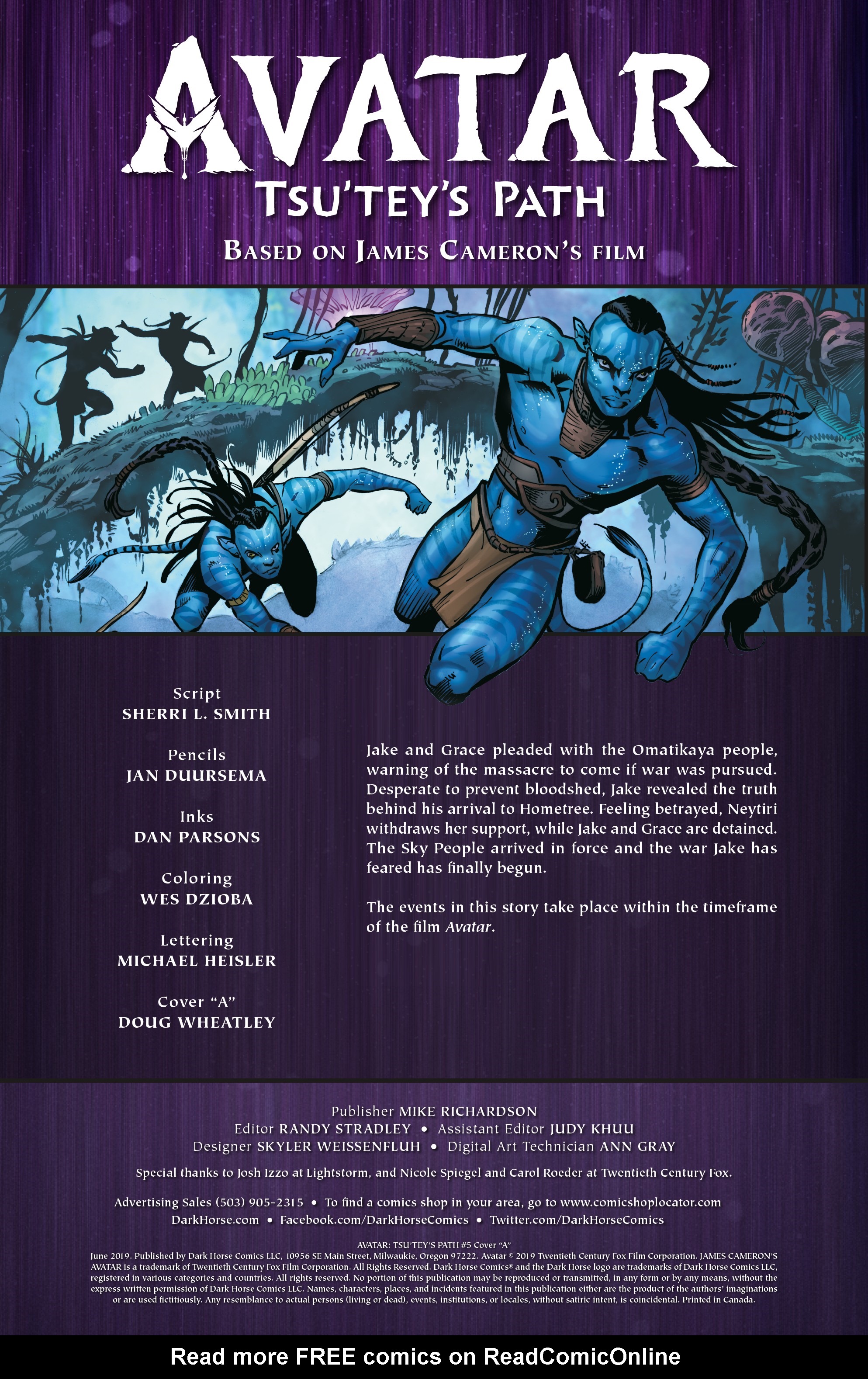 Read online Avatar: Tsu'tey's Path comic -  Issue #5 - 2