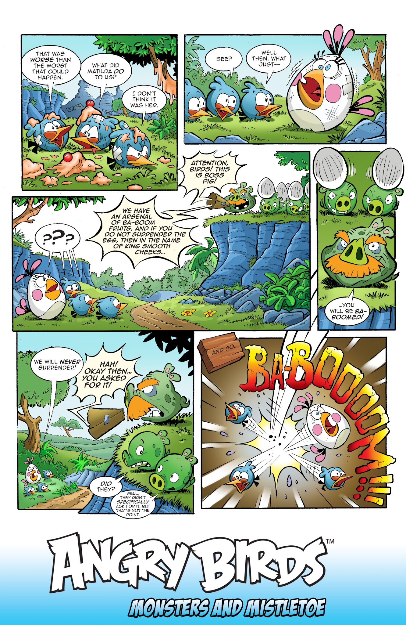 Read online Angry Birds Comics Quarterly comic -  Issue # Issue Monsters and Mistletoe - 44